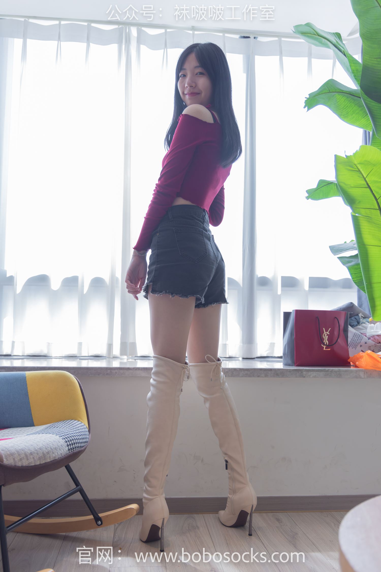 图片[19]-[BoBoSocks袜啵啵]NO.120 小甜豆-高跟长靴、白棉袜、裸足[170P] – 速更版-美库