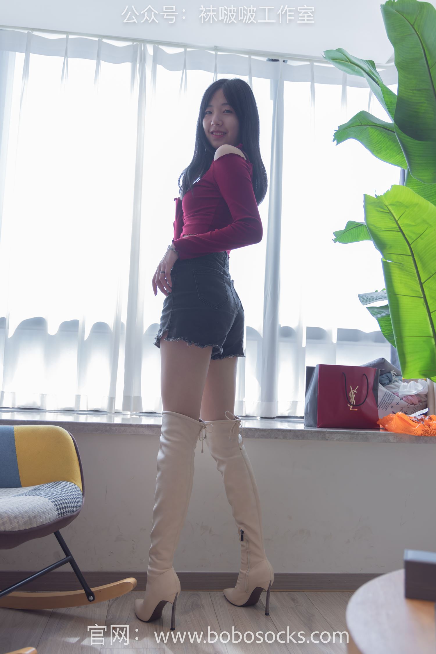 图片[22]-[BoBoSocks袜啵啵]NO.120 小甜豆-高跟长靴、白棉袜、裸足[170P] – 速更版-美库