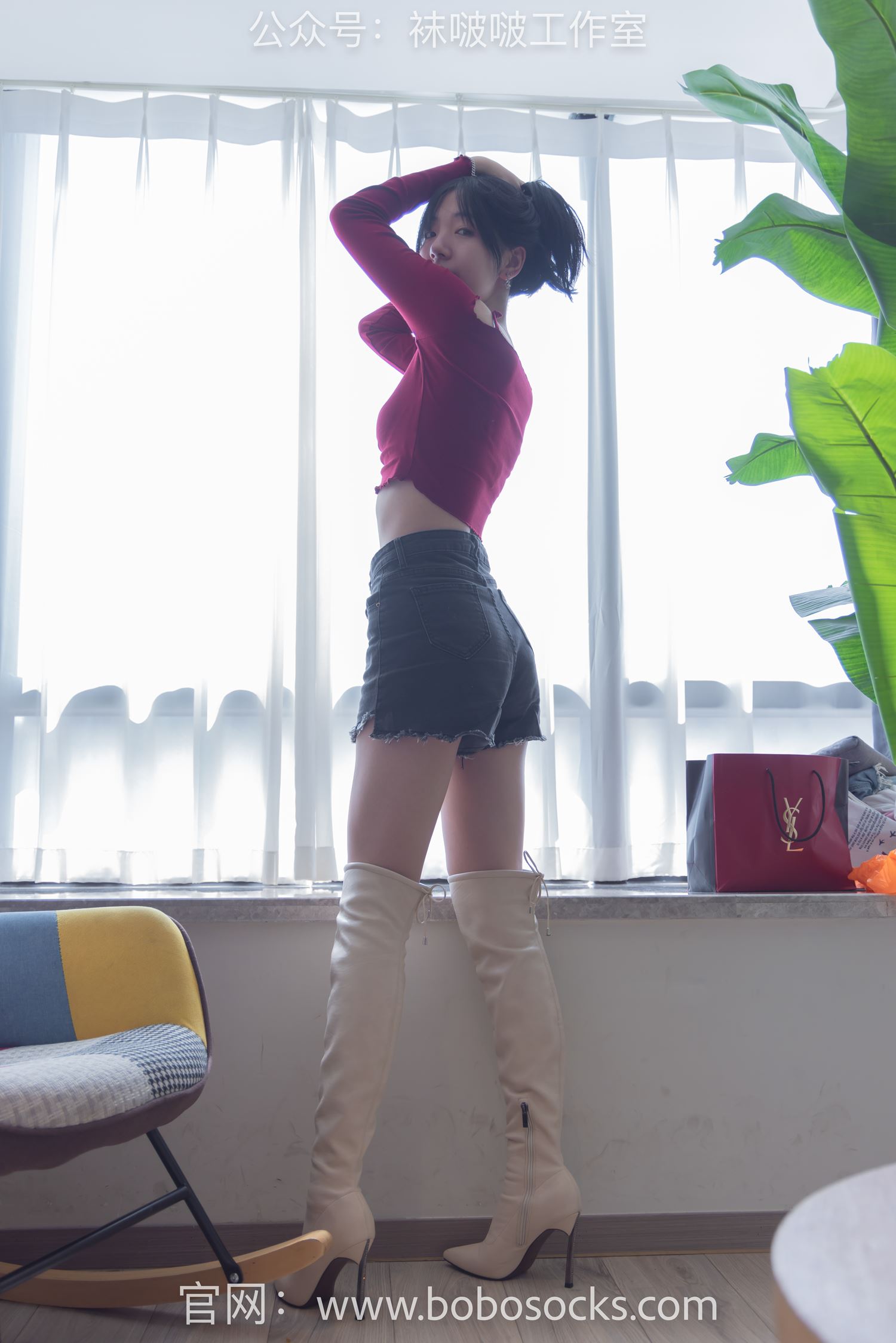 图片[23]-[BoBoSocks袜啵啵]NO.120 小甜豆-高跟长靴、白棉袜、裸足[170P] – 速更版-美库