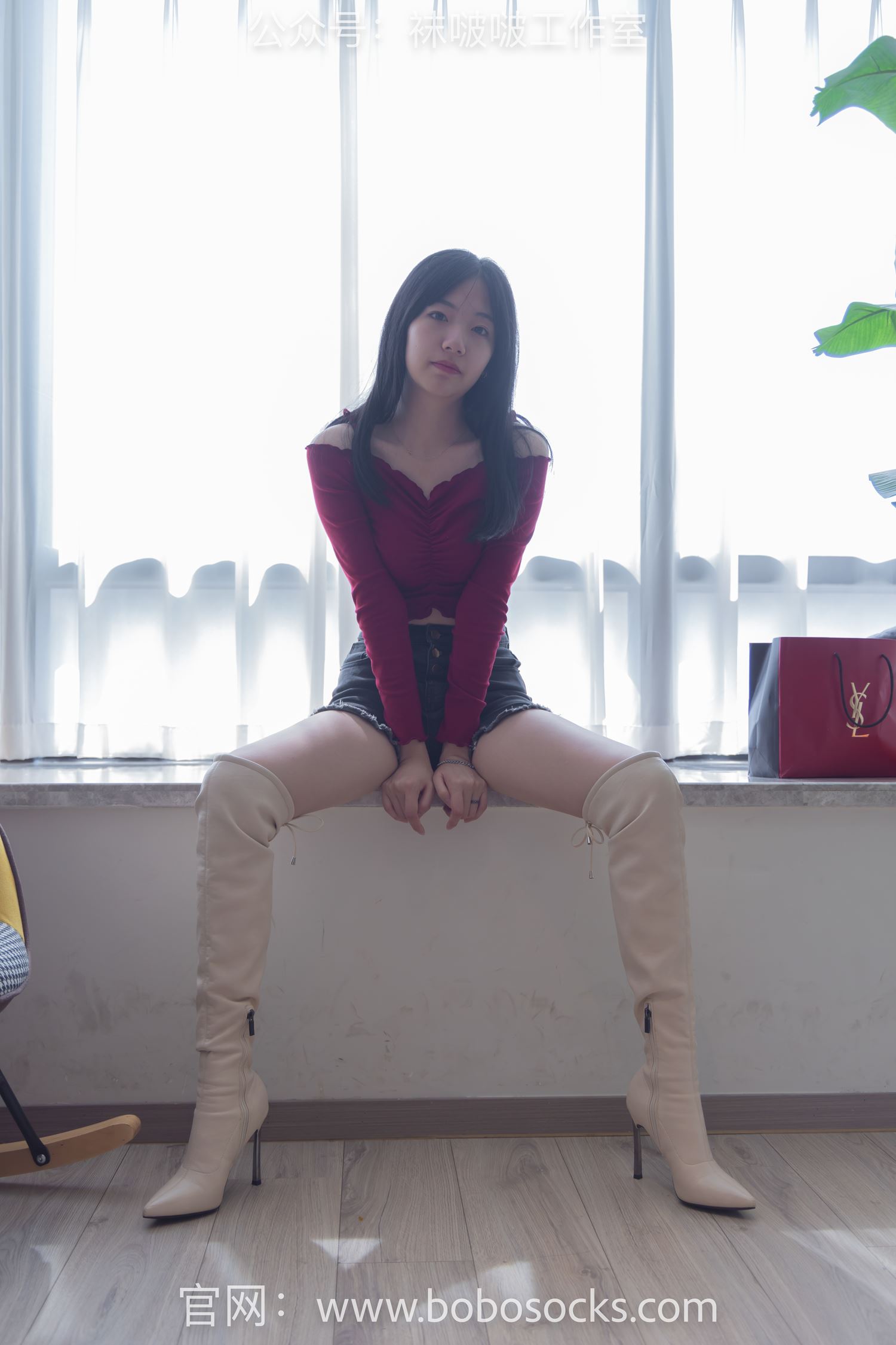 图片[24]-[BoBoSocks袜啵啵]NO.120 小甜豆-高跟长靴、白棉袜、裸足[170P] – 速更版-美库