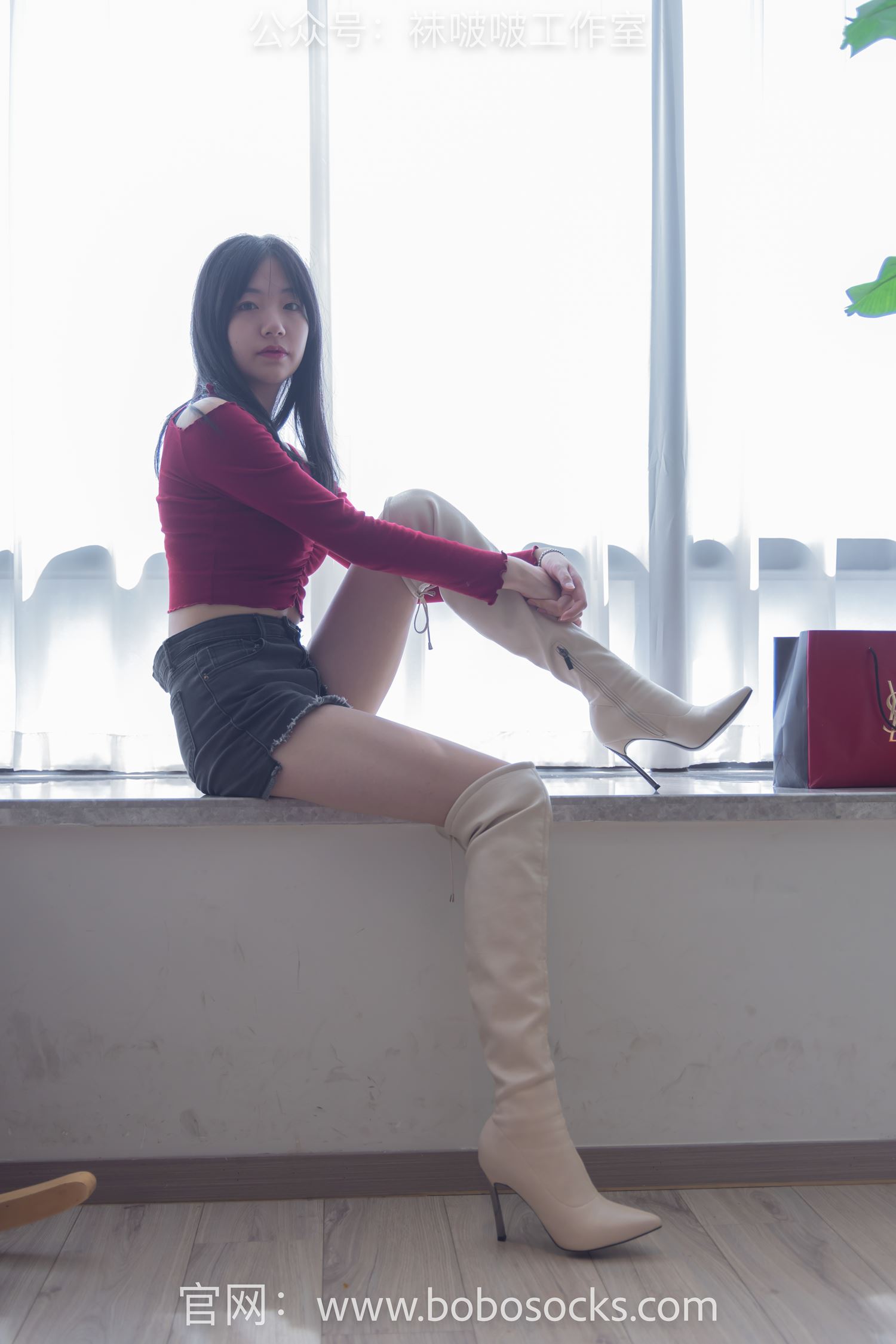 图片[25]-[BoBoSocks袜啵啵]NO.120 小甜豆-高跟长靴、白棉袜、裸足[170P] – 速更版-美库