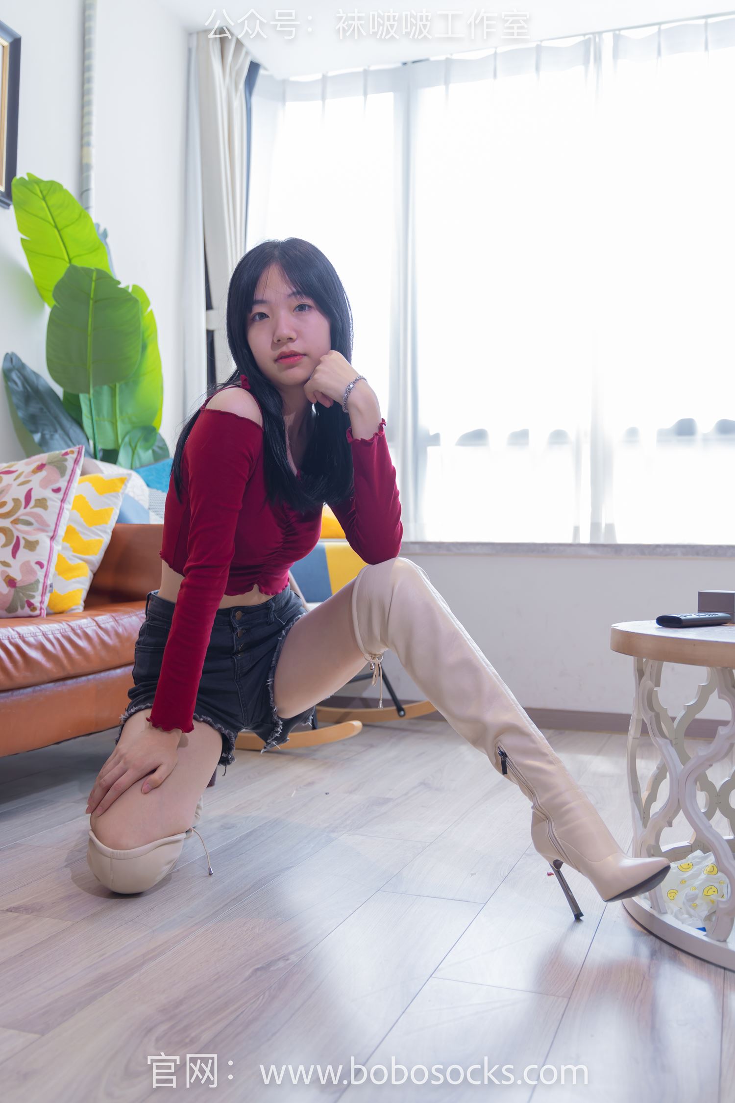 图片[38]-[BoBoSocks袜啵啵]NO.120 小甜豆-高跟长靴、白棉袜、裸足[170P] – 速更版-美库