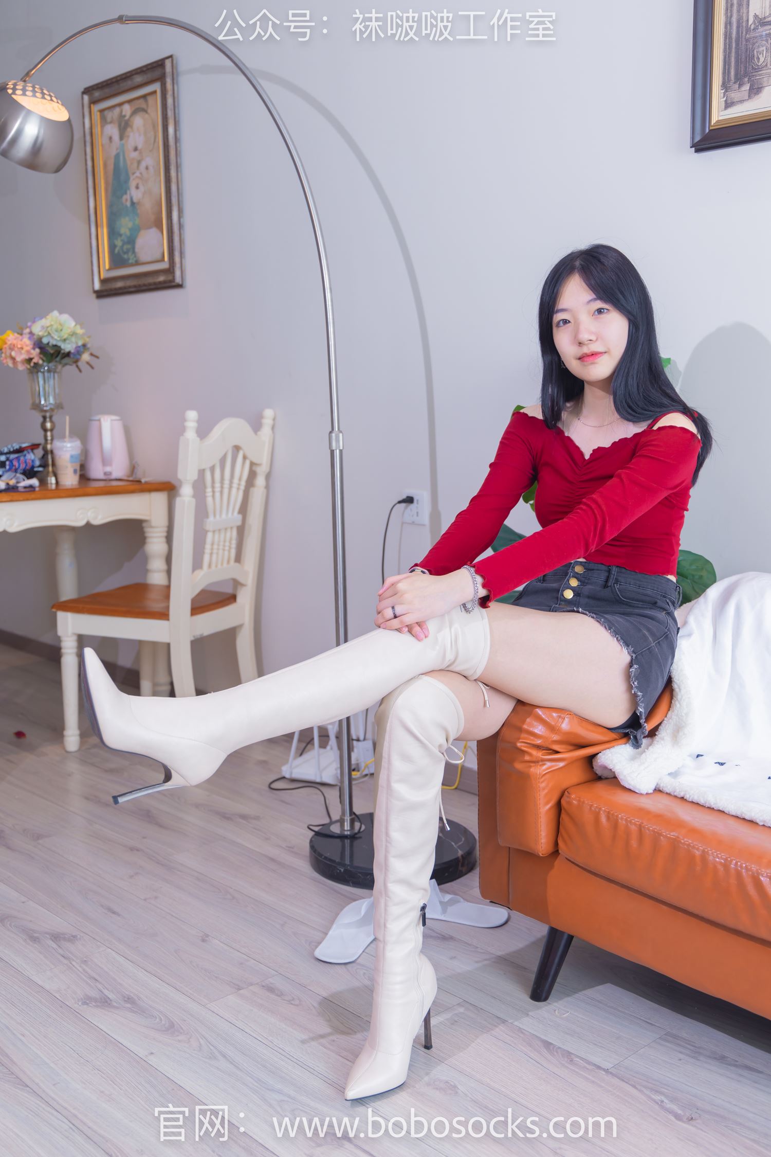 图片[86]-[BoBoSocks袜啵啵]NO.120 小甜豆-高跟长靴、白棉袜、裸足[170P] – 速更版-美库