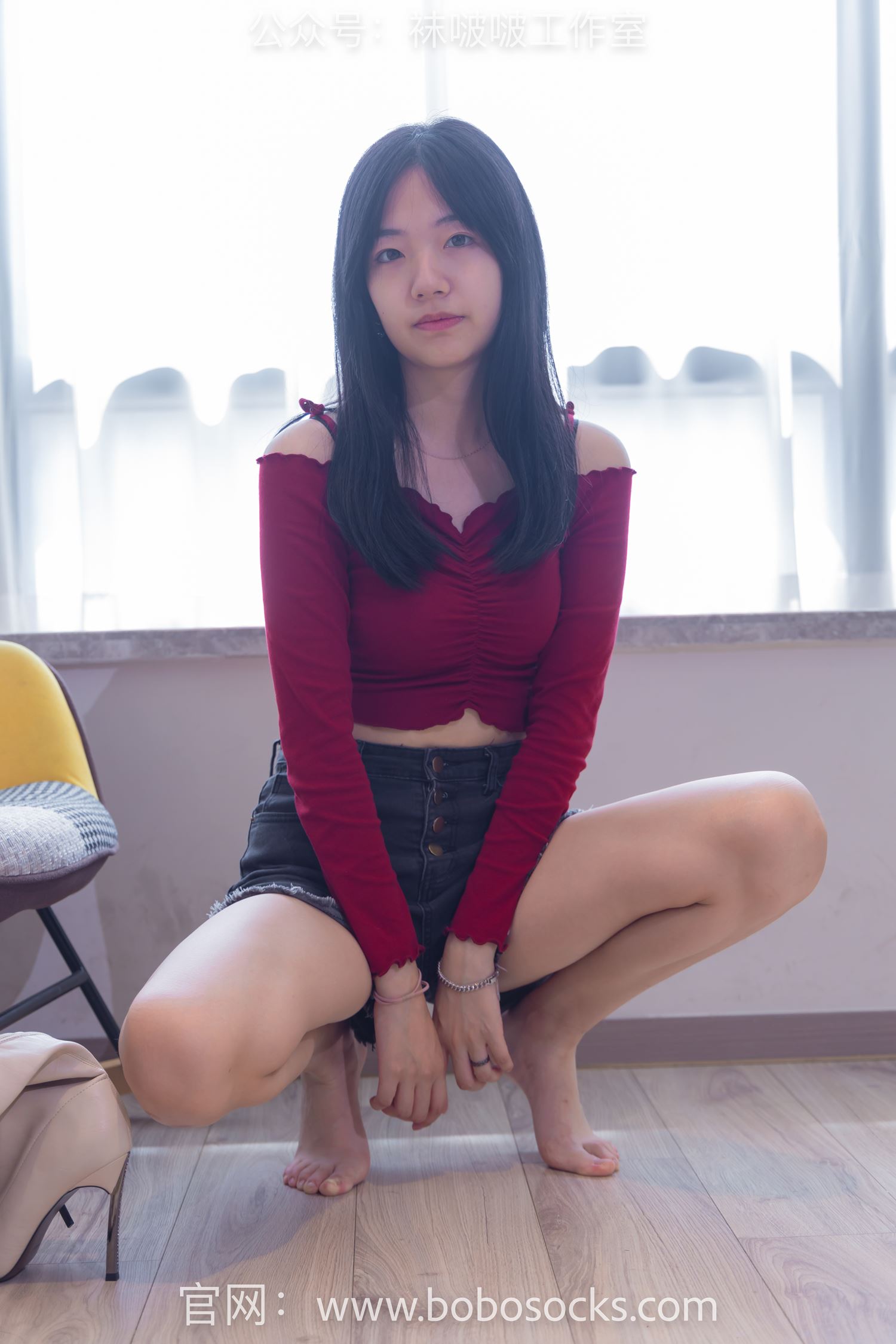 图片[160]-[BoBoSocks袜啵啵]NO.120 小甜豆-高跟长靴、白棉袜、裸足[170P] – 速更版-美库