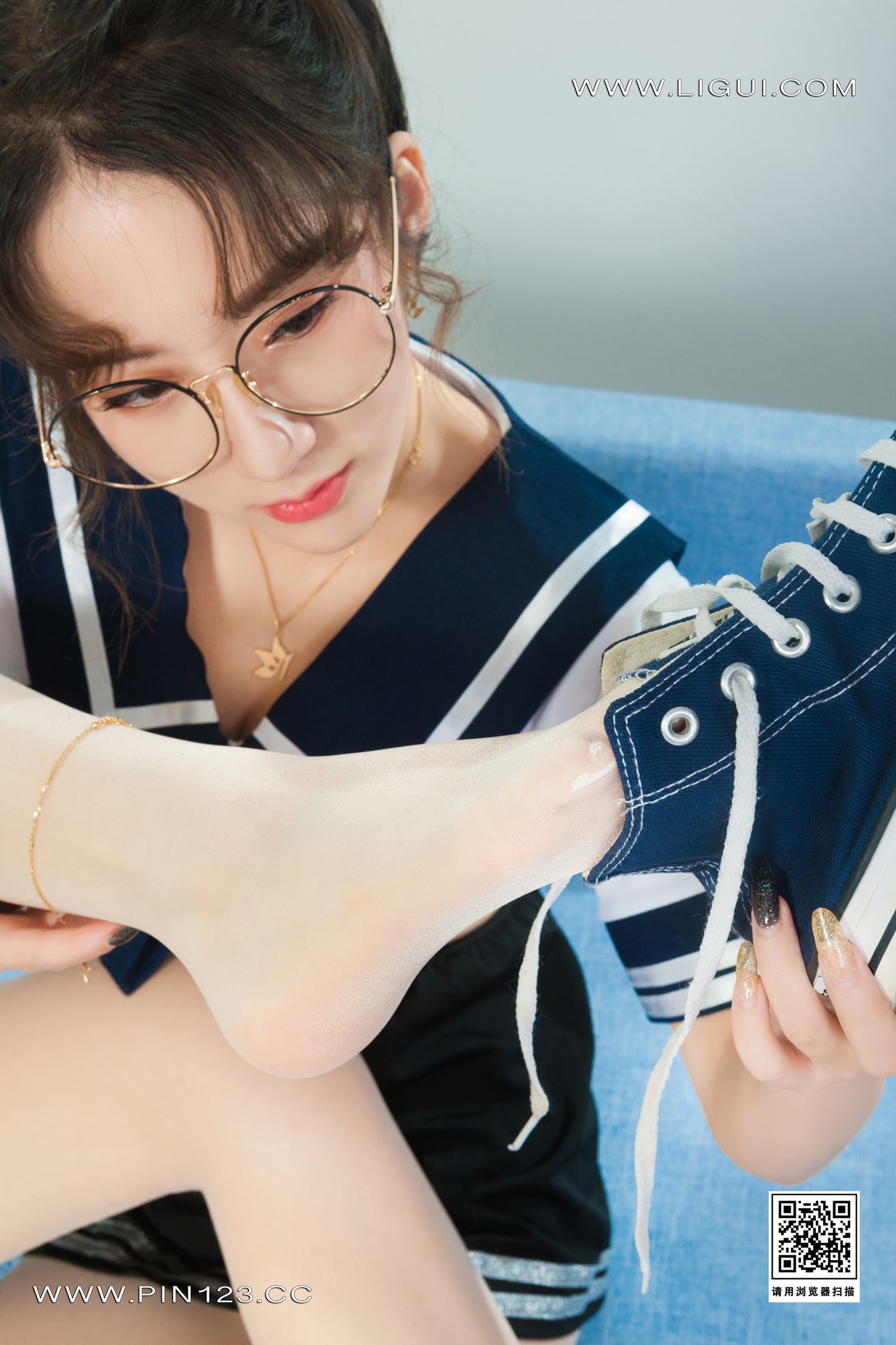 图片[18]-[Ligui丽柜]2022.09.16 双生花-紧缚花季 小智贤&汐汐[90+1P] – 速更版-美库