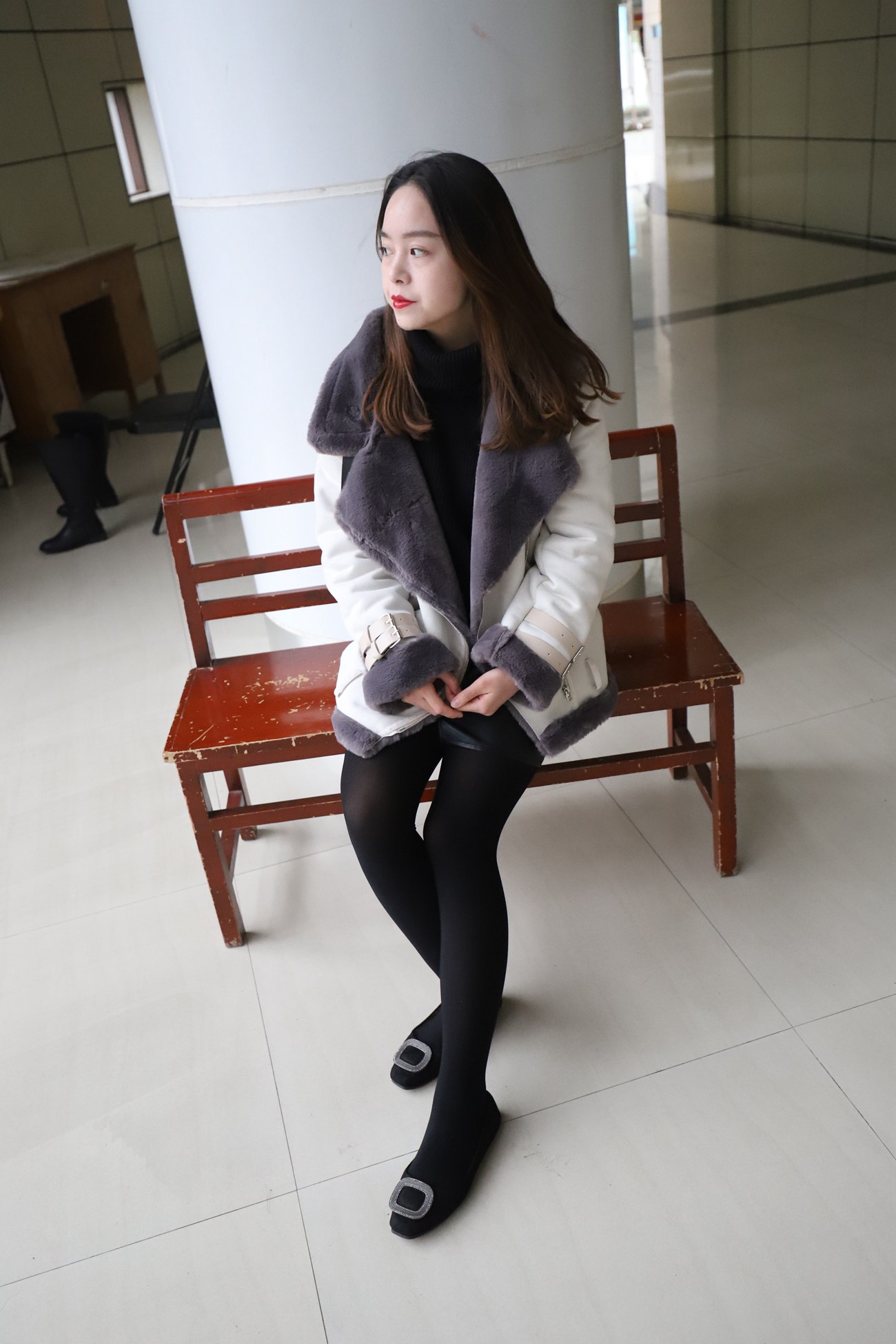 图片[32]-大西瓜爱牙膏-2019 6月活动 模特2（二） 黑丝 (1)[87P] – 速更版-美库