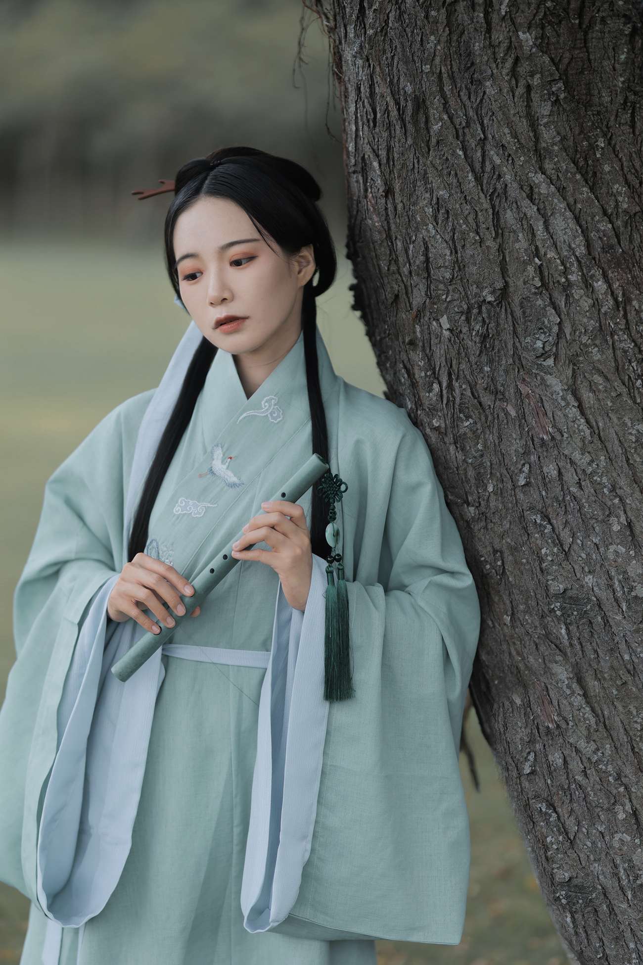 图片[23]-[YITUYU艺图语] 2021.10.08 山中抚琴 小白 [25P] – 速更版-美库