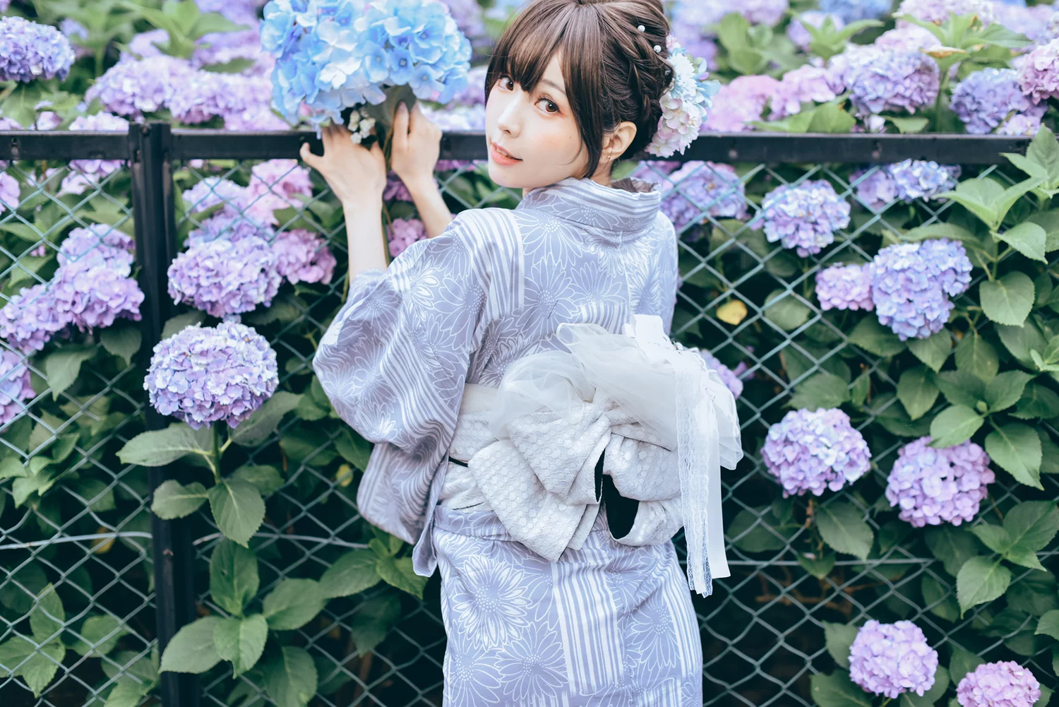 图片[12]-网紅Coser@ElyEE子 Yukata [50P] – 速更版-美库