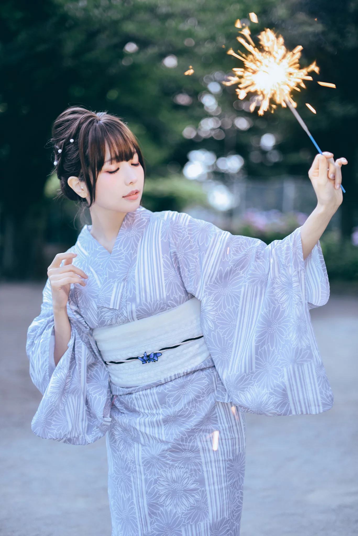 图片[26]-网紅Coser@ElyEE子 Yukata [50P] – 速更版-美库