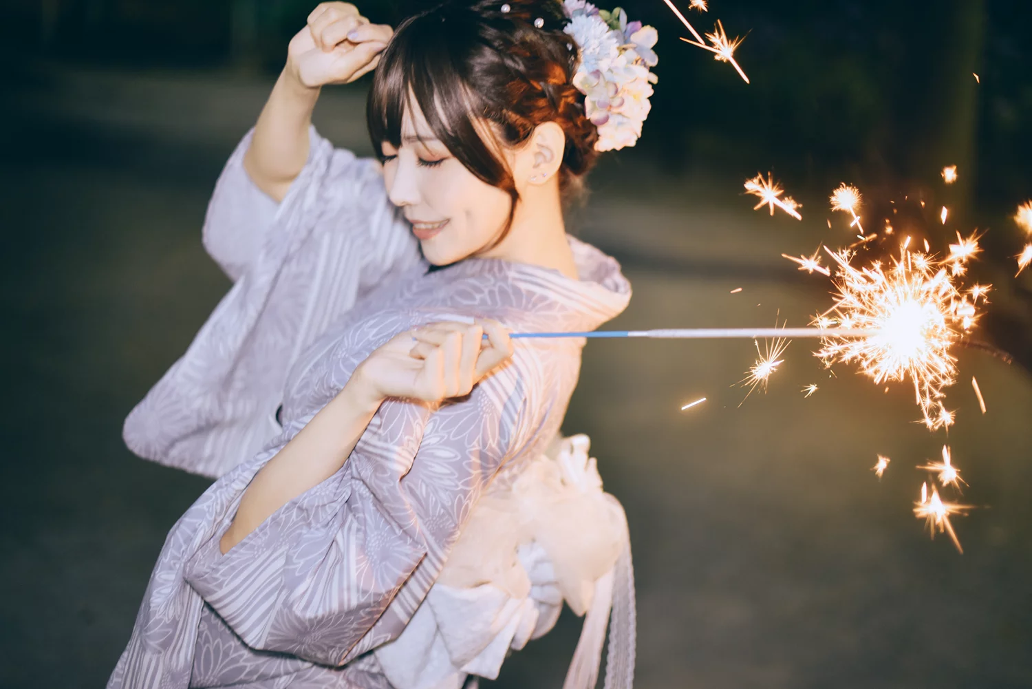 图片[38]-网紅Coser@ElyEE子 Yukata [50P] – 速更版-美库