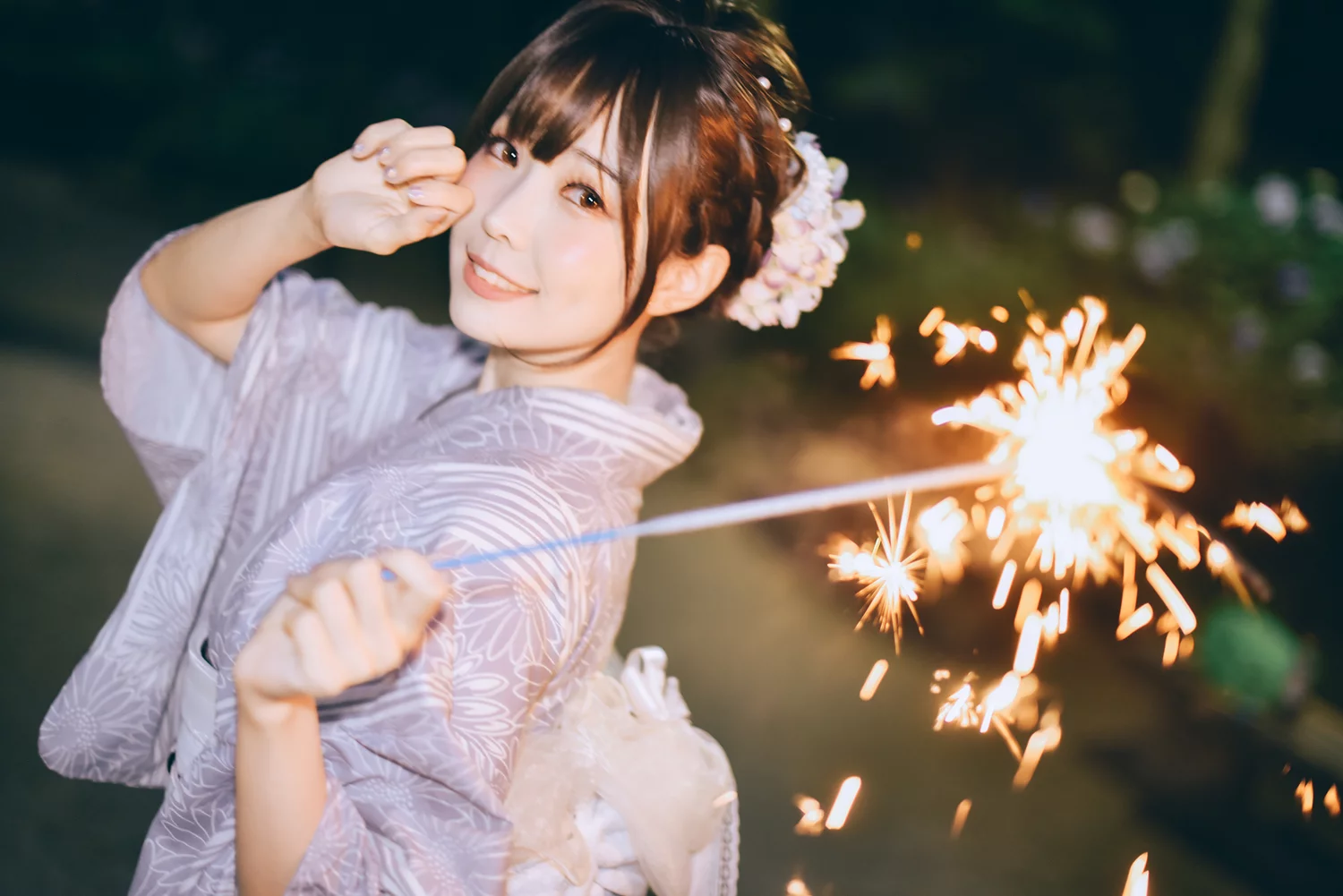 图片[40]-网紅Coser@ElyEE子 Yukata [50P] – 速更版-美库