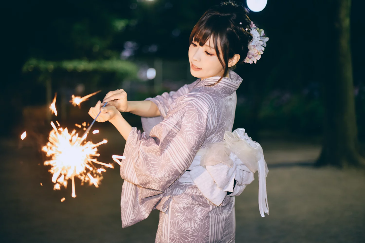 图片[42]-网紅Coser@ElyEE子 Yukata [50P] – 速更版-美库