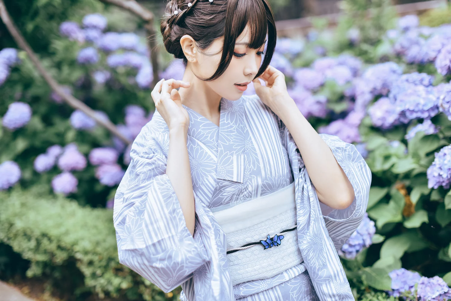 图片[50]-网紅Coser@ElyEE子 Yukata [50P] – 速更版-美库