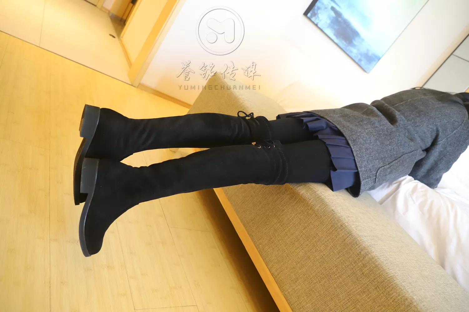 图片[15]-[誉铭传媒]袜足摄影 2019年 NO.015 黄棉袜裸足[150P] – 速更版-美库