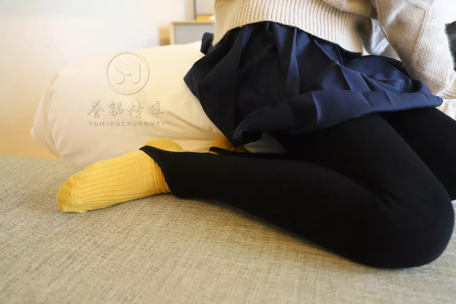 图片[86]-[誉铭传媒]袜足摄影 2019年 NO.015 黄棉袜裸足[150P] – 速更版-美库