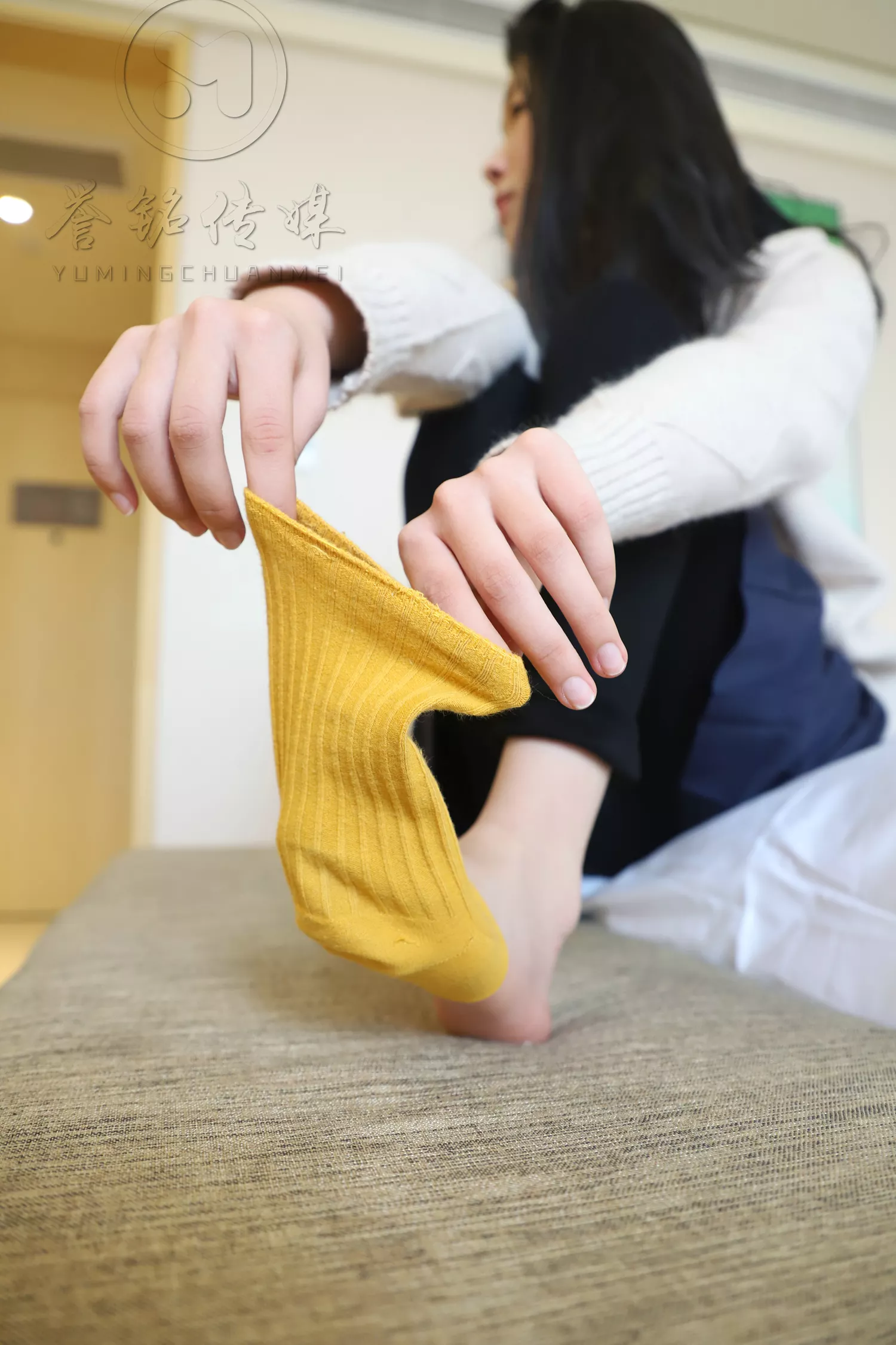 图片[105]-[誉铭传媒]袜足摄影 2019年 NO.015 黄棉袜裸足[150P] – 速更版-美库