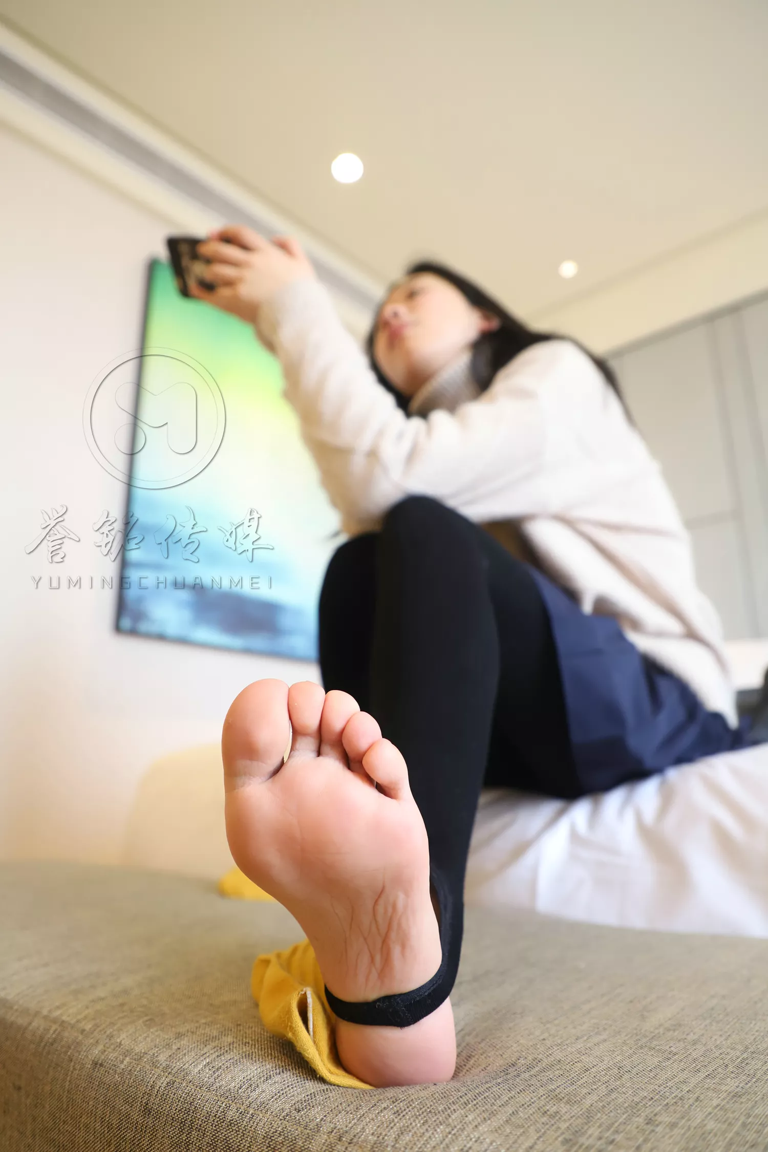 图片[109]-[誉铭传媒]袜足摄影 2019年 NO.015 黄棉袜裸足[150P] – 速更版-美库