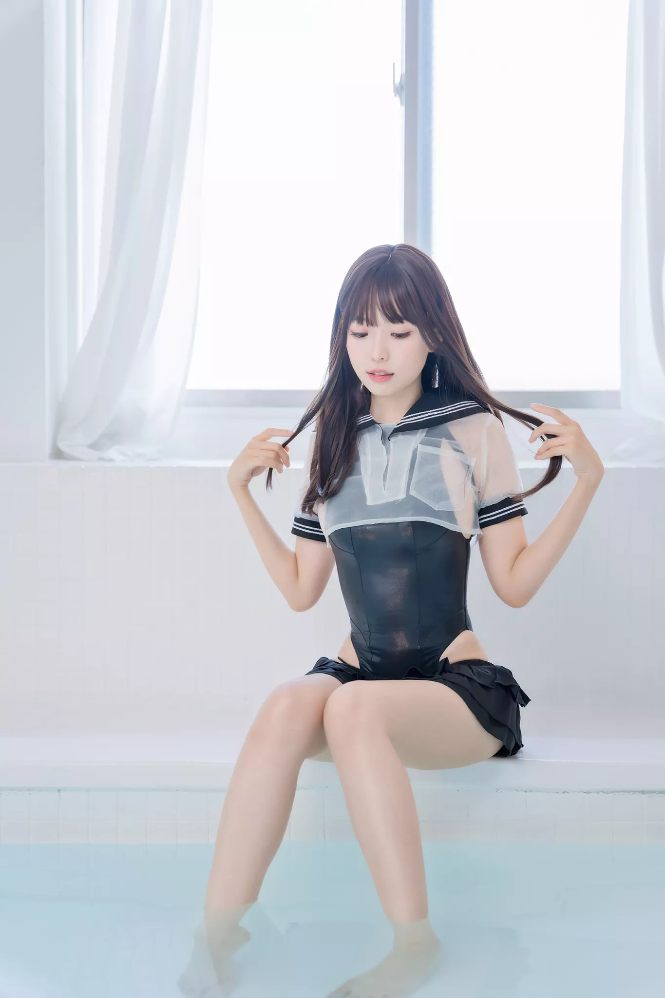 图片[22]-Ely_eee(ElyEE子) – Racing Swimsuit 競泳水手服[60P] – 速更版-美库