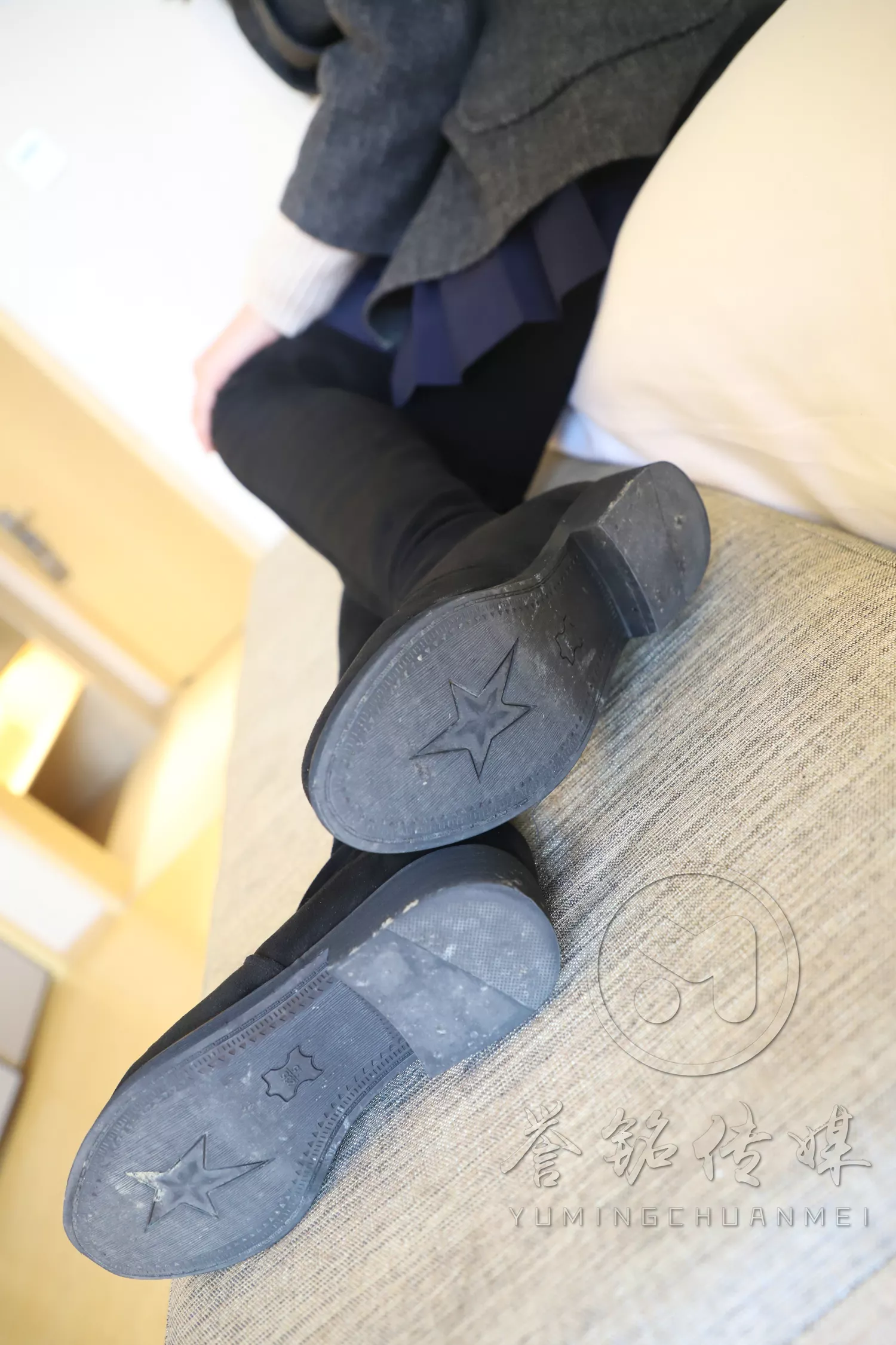 图片[150]-[誉铭传媒]袜足摄影 2019年 NO.015 黄棉袜裸足[150P] – 速更版-美库