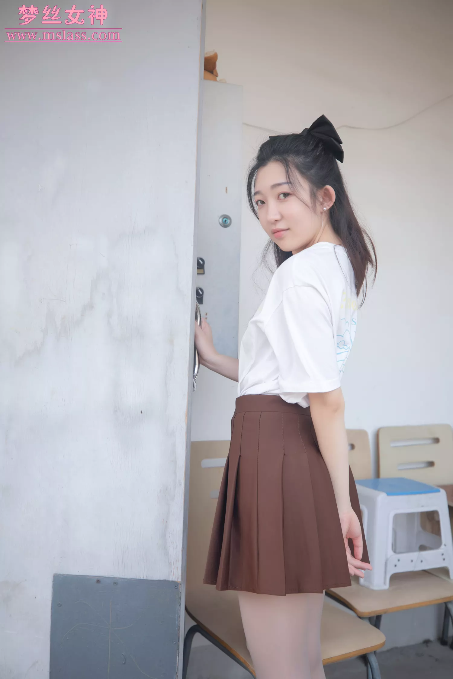 图片[22]-[MSLASS梦丝女神]2022.04.11 丝袜JK小格调 张小雪[59P] – 速更版-美库