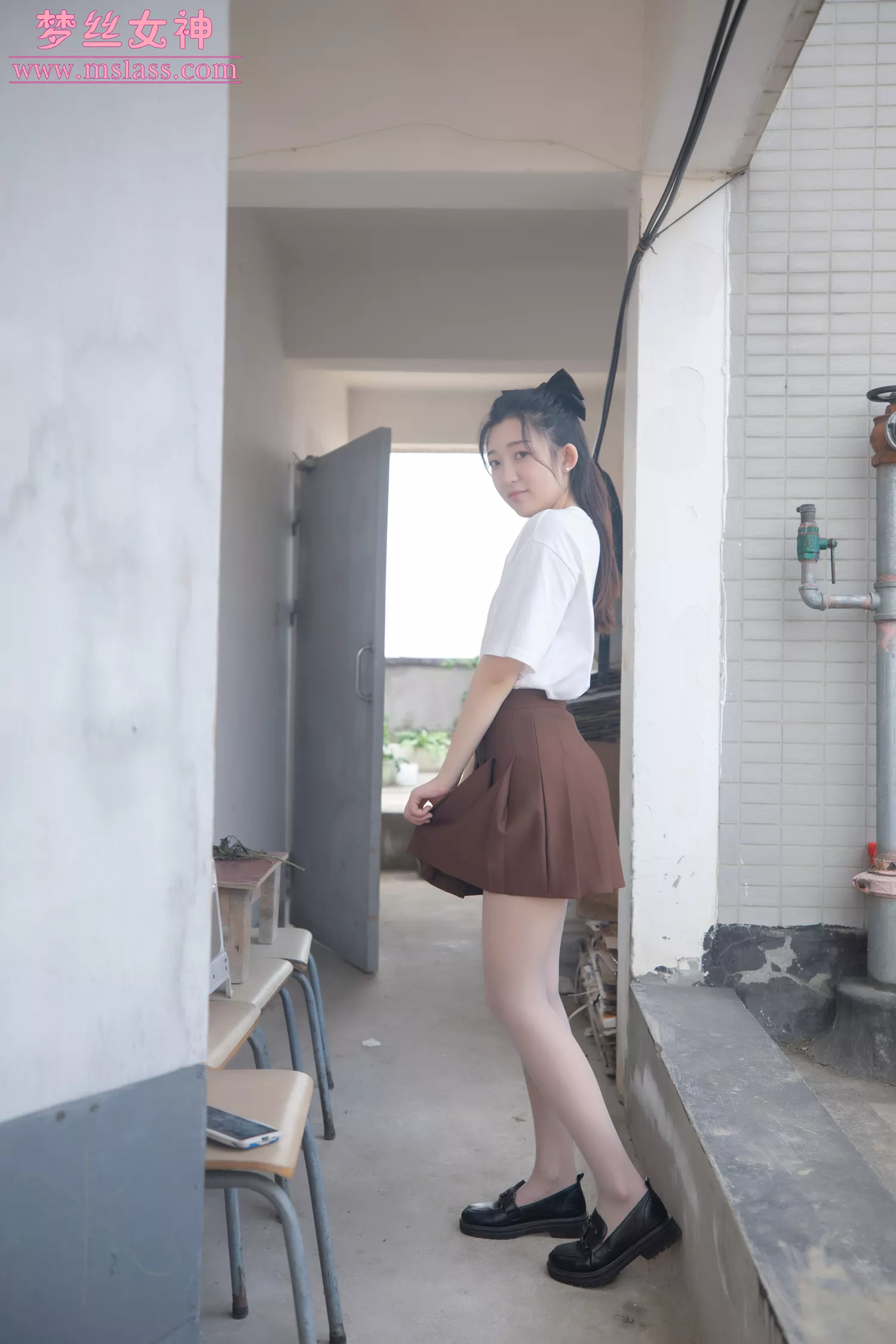 图片[25]-[MSLASS梦丝女神]2022.04.11 丝袜JK小格调 张小雪[59P] – 速更版-美库