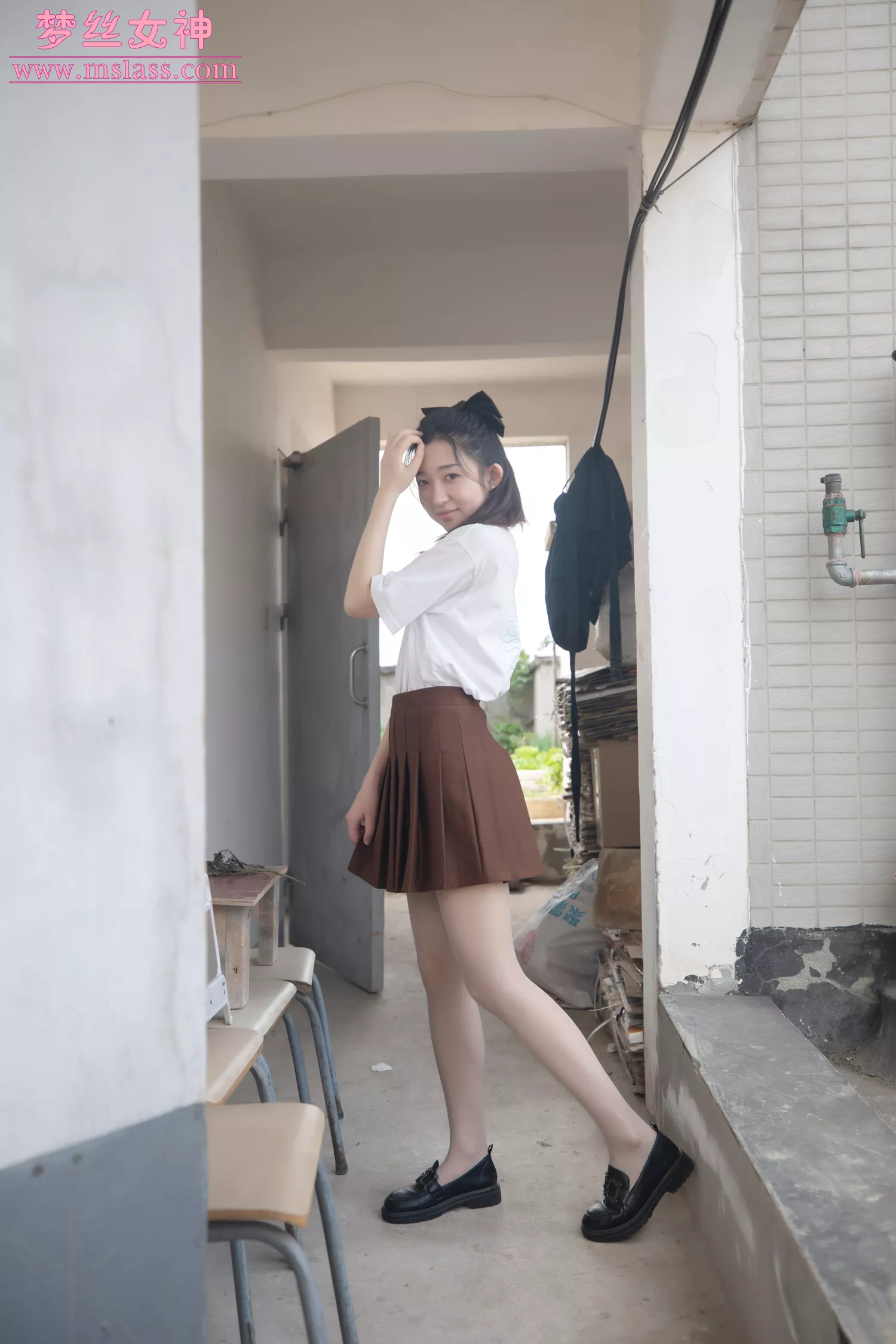 图片[26]-[MSLASS梦丝女神]2022.04.11 丝袜JK小格调 张小雪[59P] – 速更版-美库