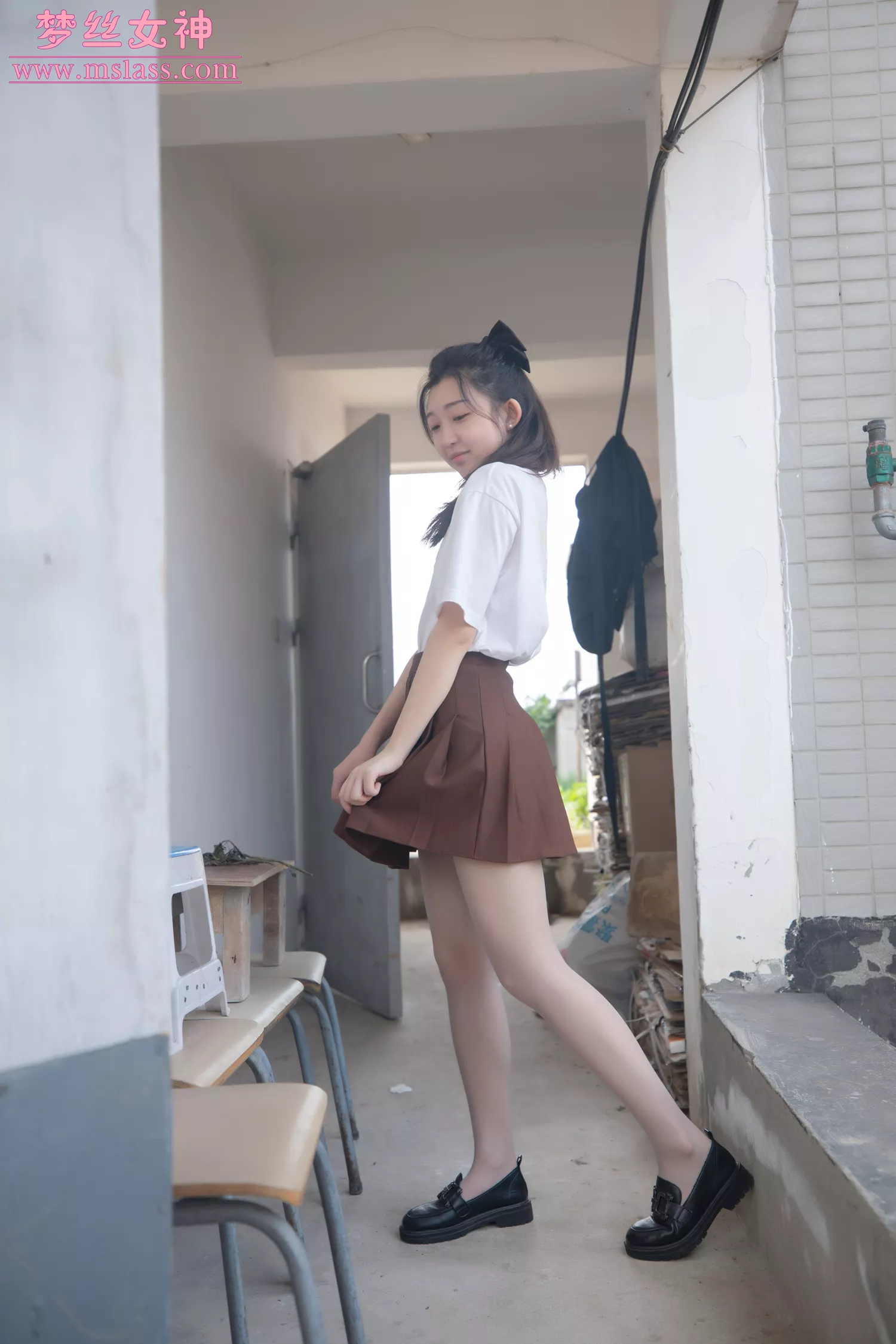 图片[27]-[MSLASS梦丝女神]2022.04.11 丝袜JK小格调 张小雪[59P] – 速更版-美库