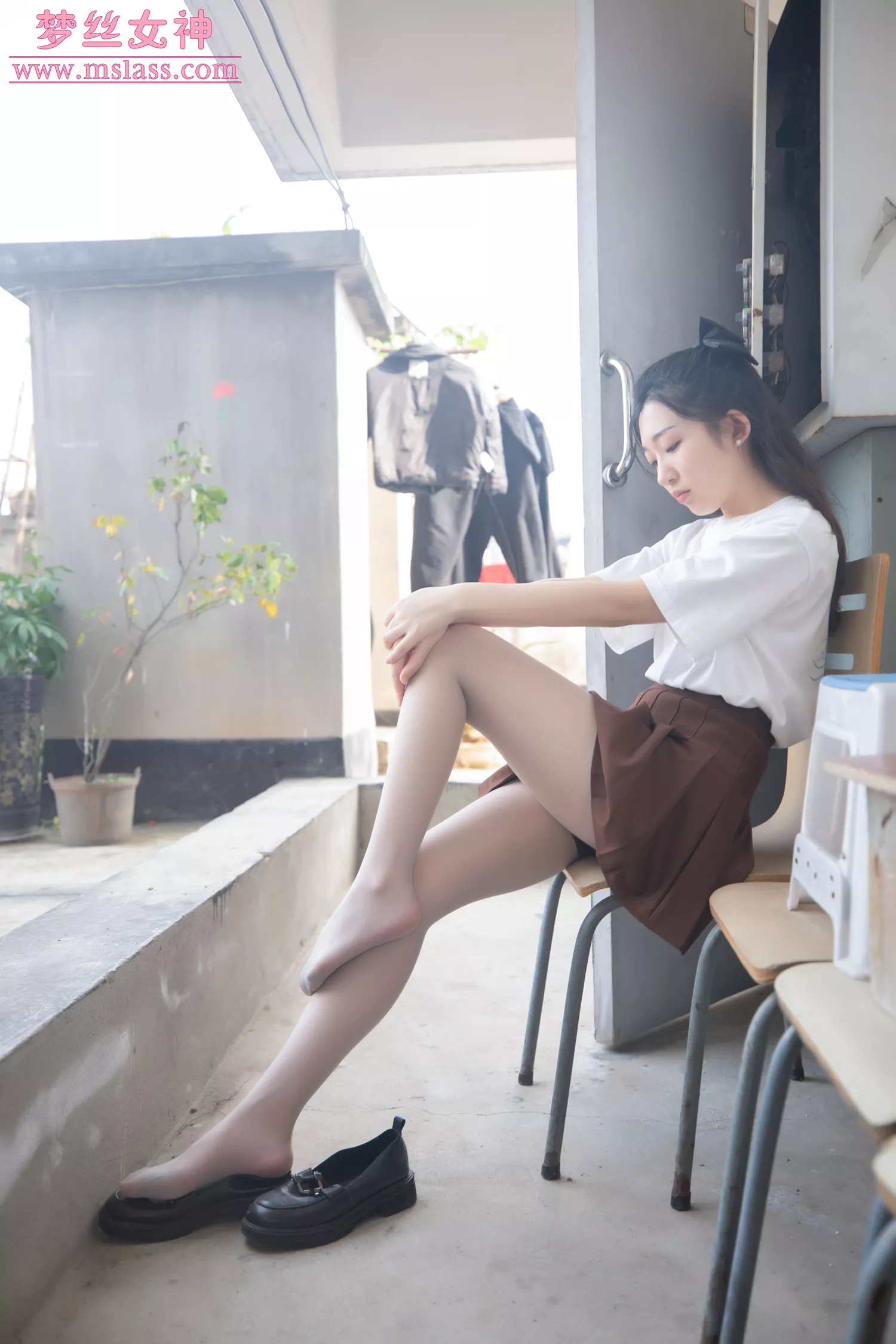 图片[43]-[MSLASS梦丝女神]2022.04.11 丝袜JK小格调 张小雪[59P] – 速更版-美库