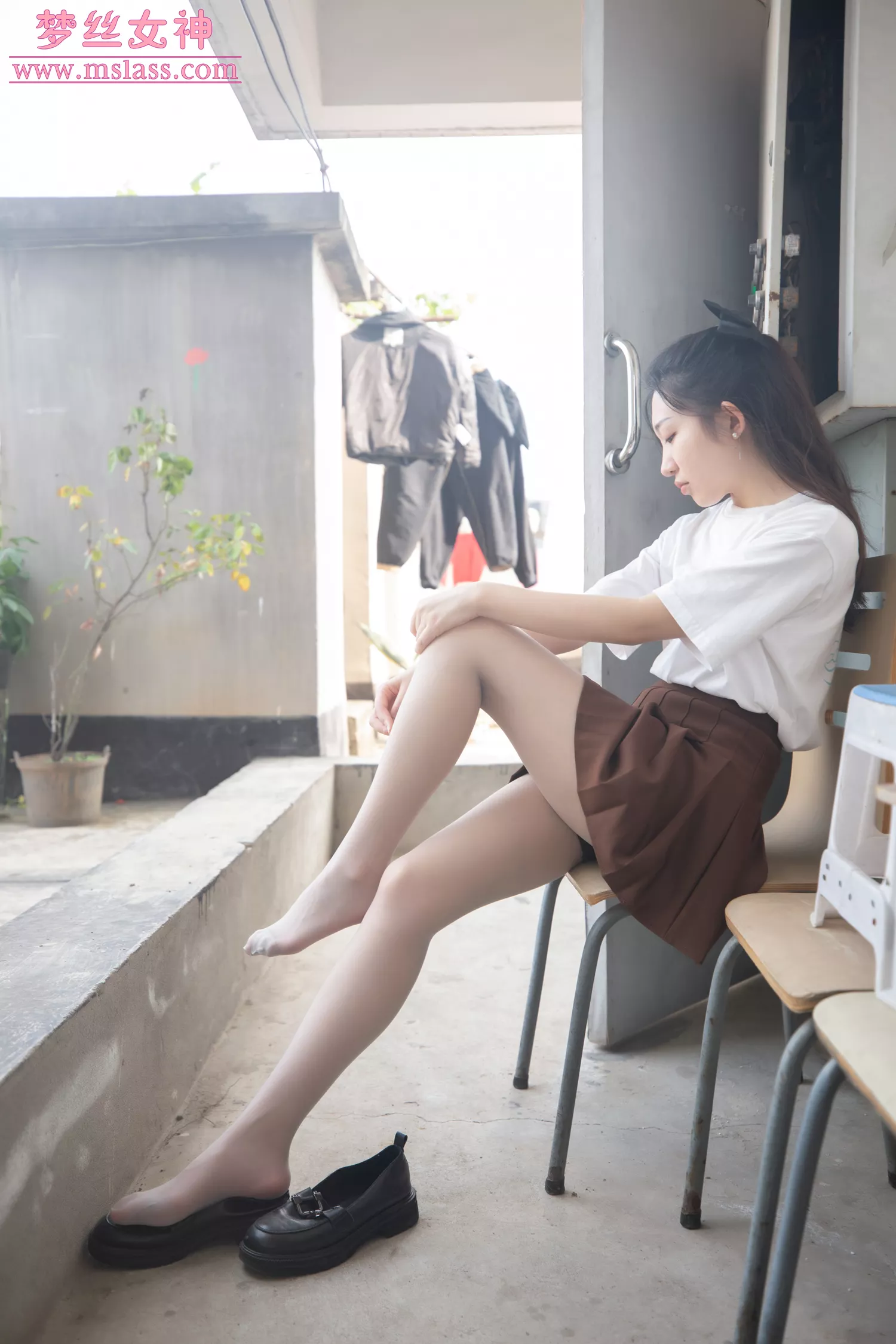 图片[45]-[MSLASS梦丝女神]2022.04.11 丝袜JK小格调 张小雪[59P] – 速更版-美库