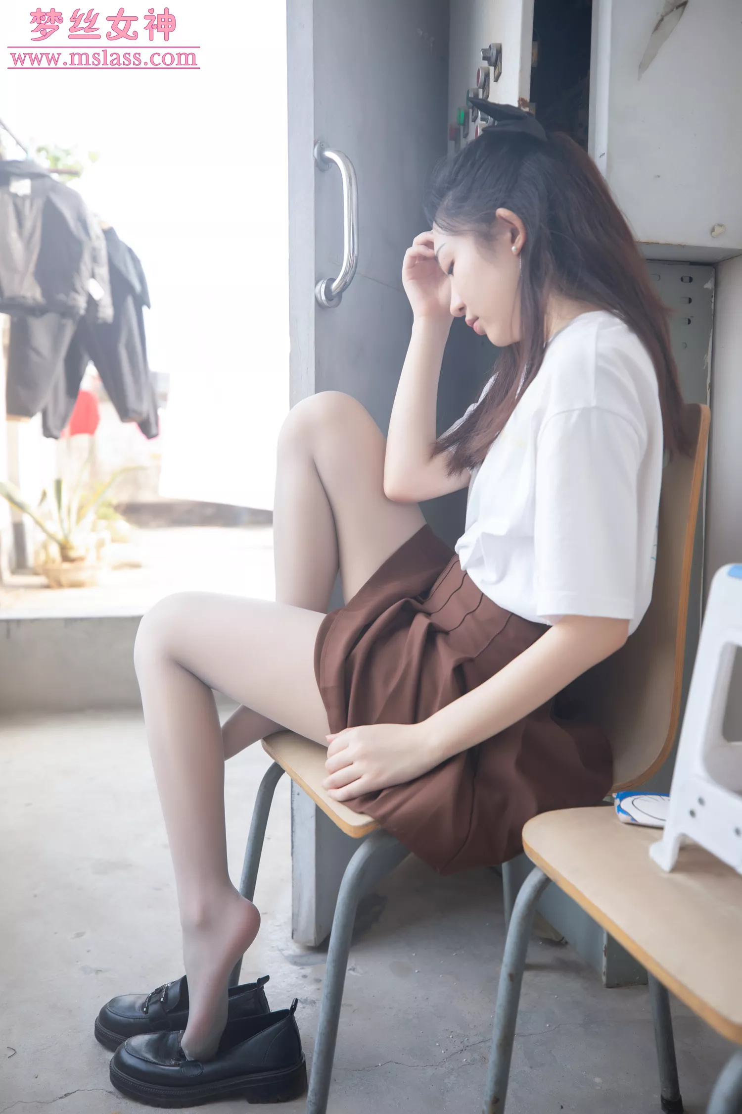 图片[57]-[MSLASS梦丝女神]2022.04.11 丝袜JK小格调 张小雪[59P] – 速更版-美库