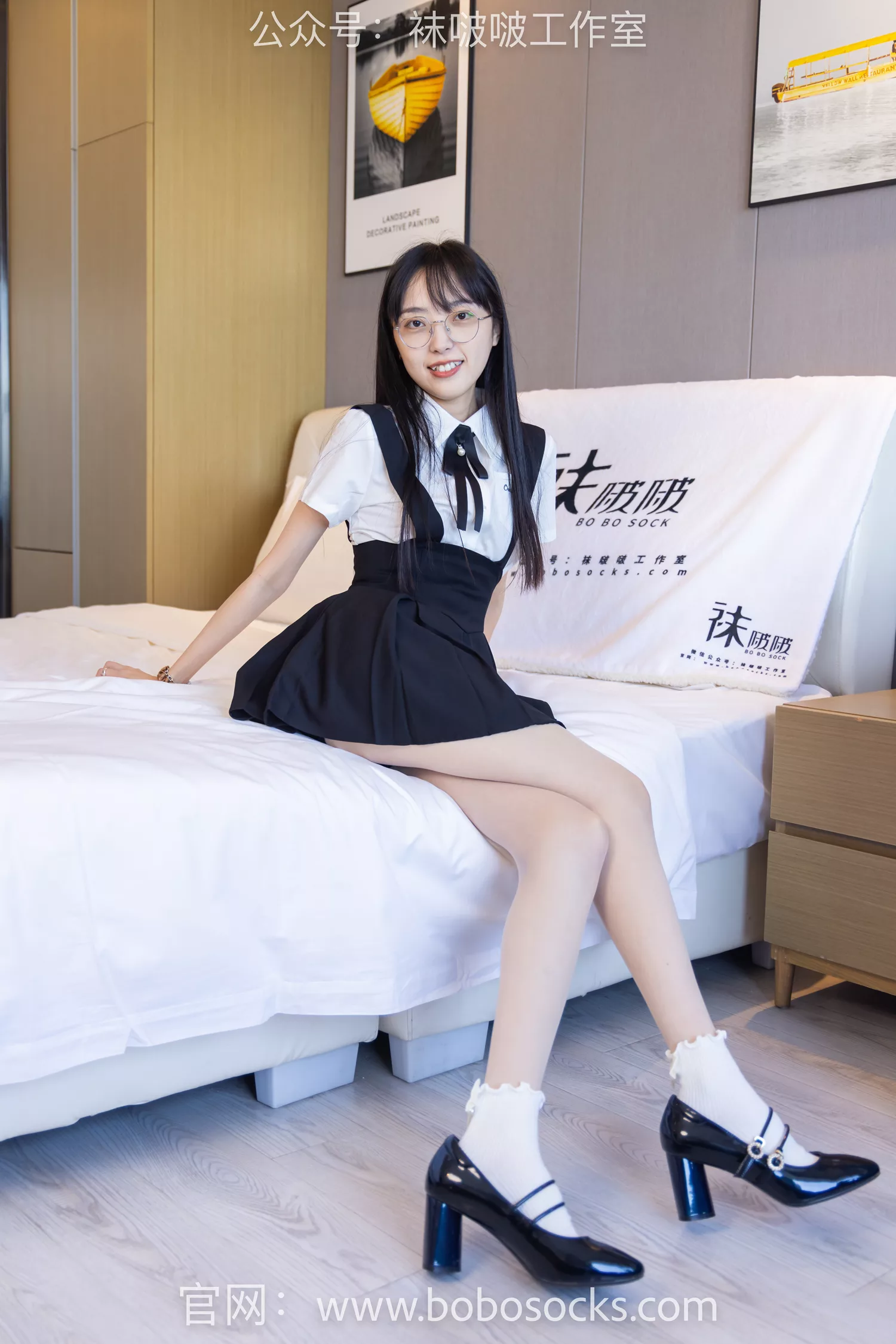 图片[10]-[BoBoSocks袜啵啵]NO.121 稚予-高跟鞋、白棉袜、肉丝[140P] – 速更版-美库