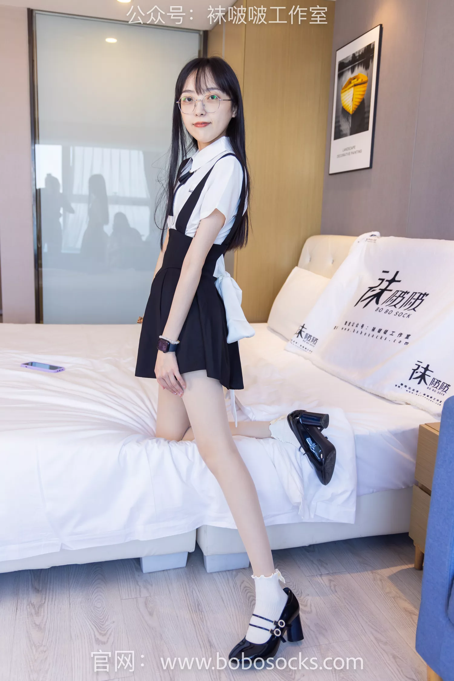 图片[23]-[BoBoSocks袜啵啵]NO.121 稚予-高跟鞋、白棉袜、肉丝[140P] – 速更版-美库