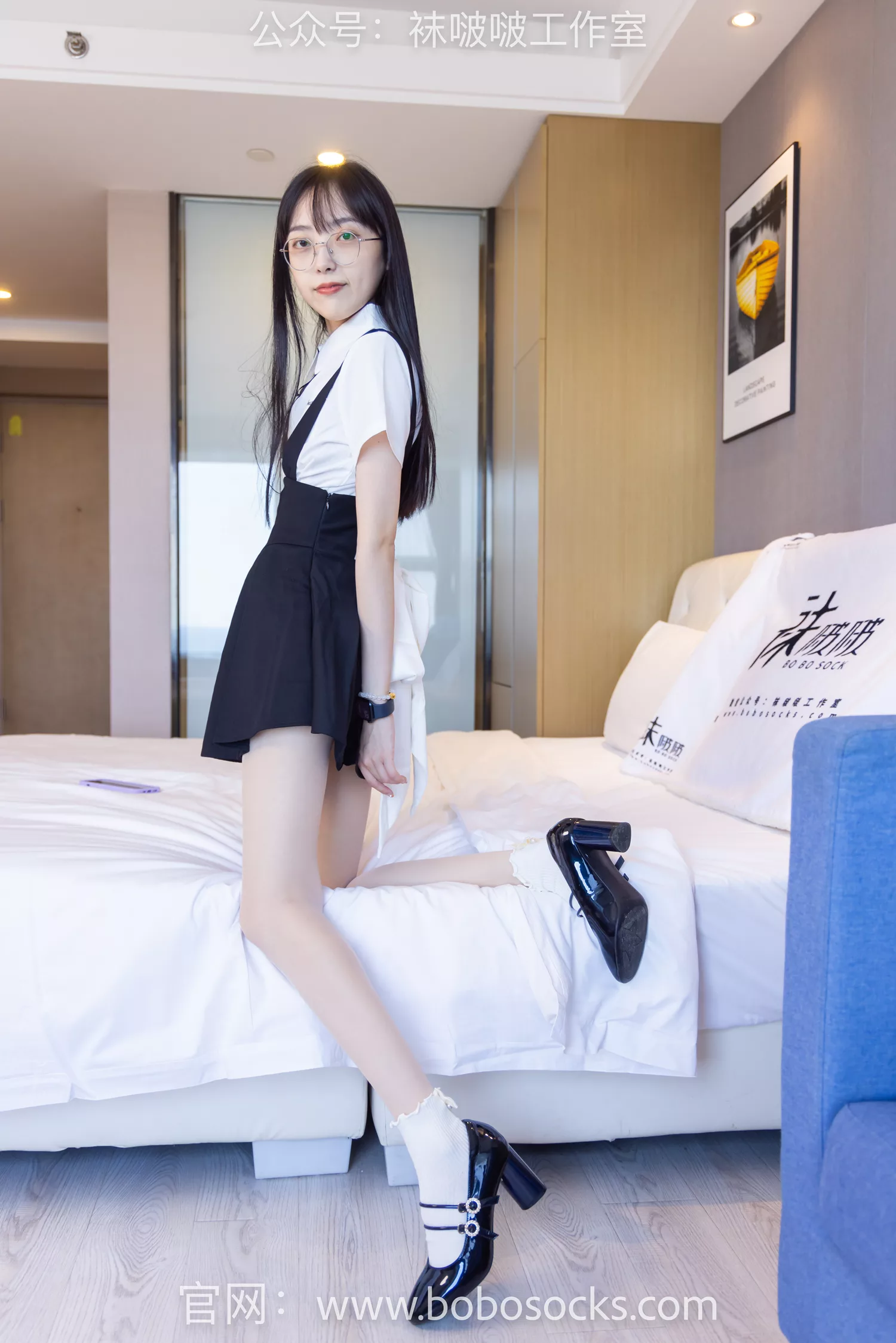 图片[24]-[BoBoSocks袜啵啵]NO.121 稚予-高跟鞋、白棉袜、肉丝[140P] – 速更版-美库