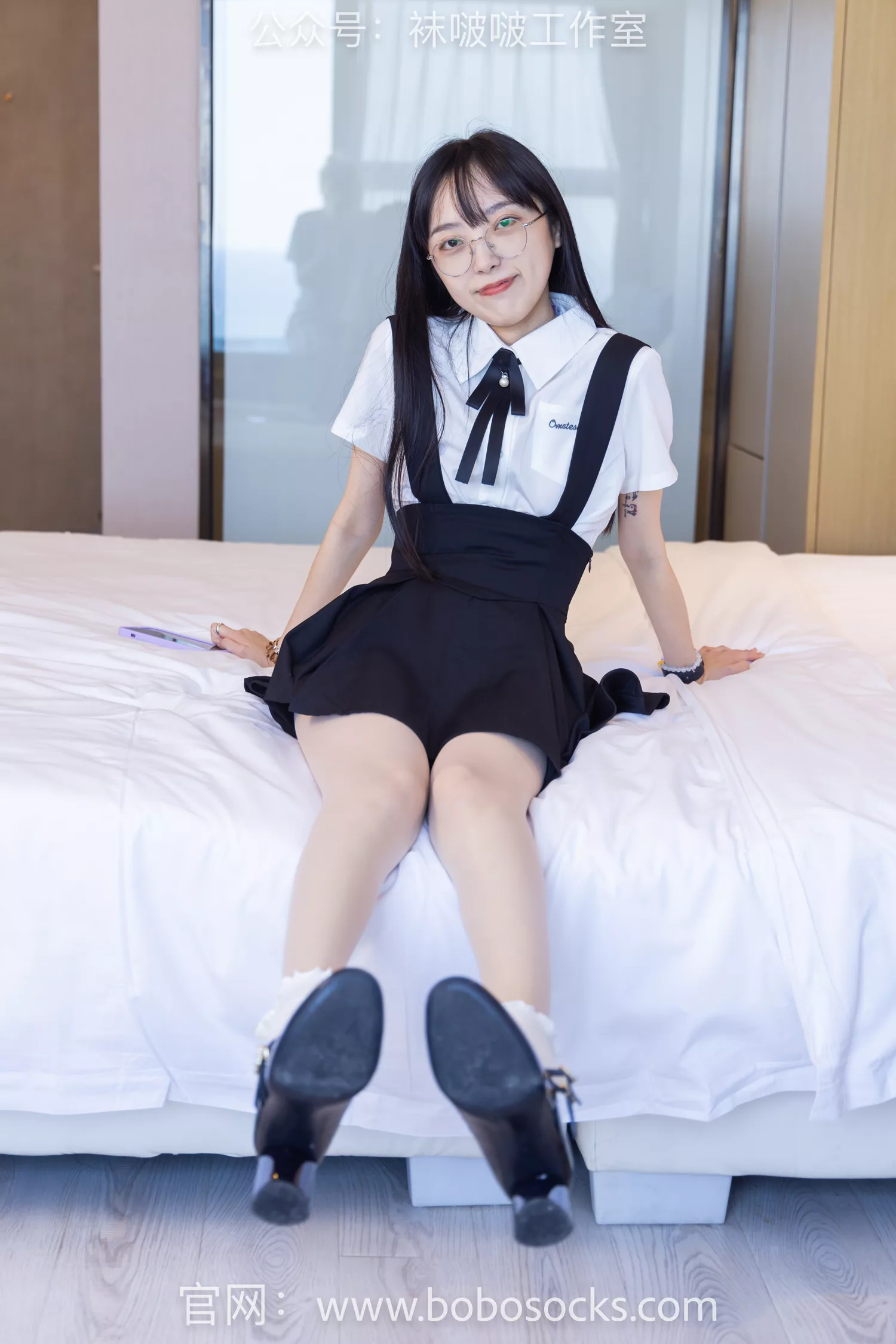 图片[28]-[BoBoSocks袜啵啵]NO.121 稚予-高跟鞋、白棉袜、肉丝[140P] – 速更版-美库