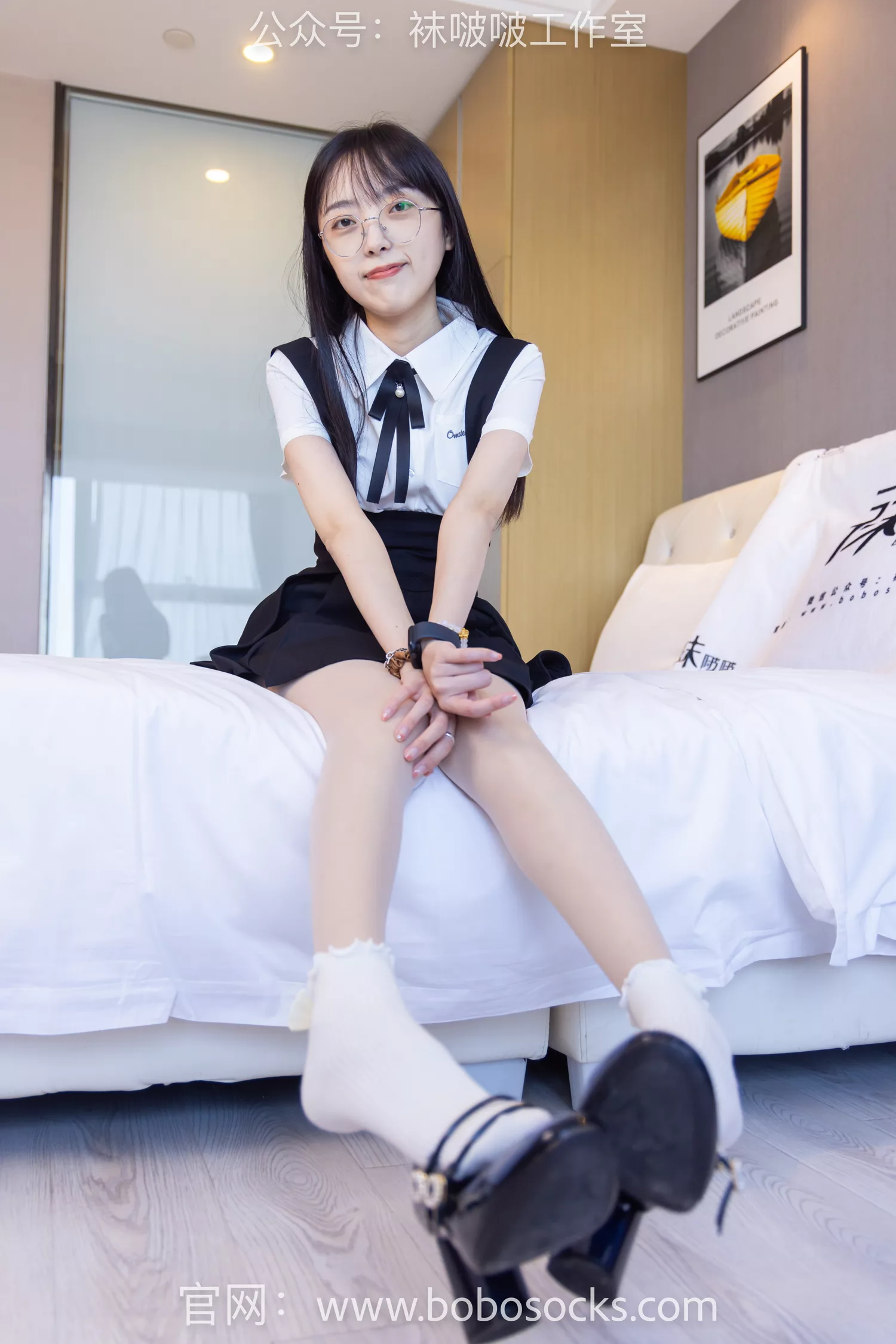 图片[35]-[BoBoSocks袜啵啵]NO.121 稚予-高跟鞋、白棉袜、肉丝[140P] – 速更版-美库