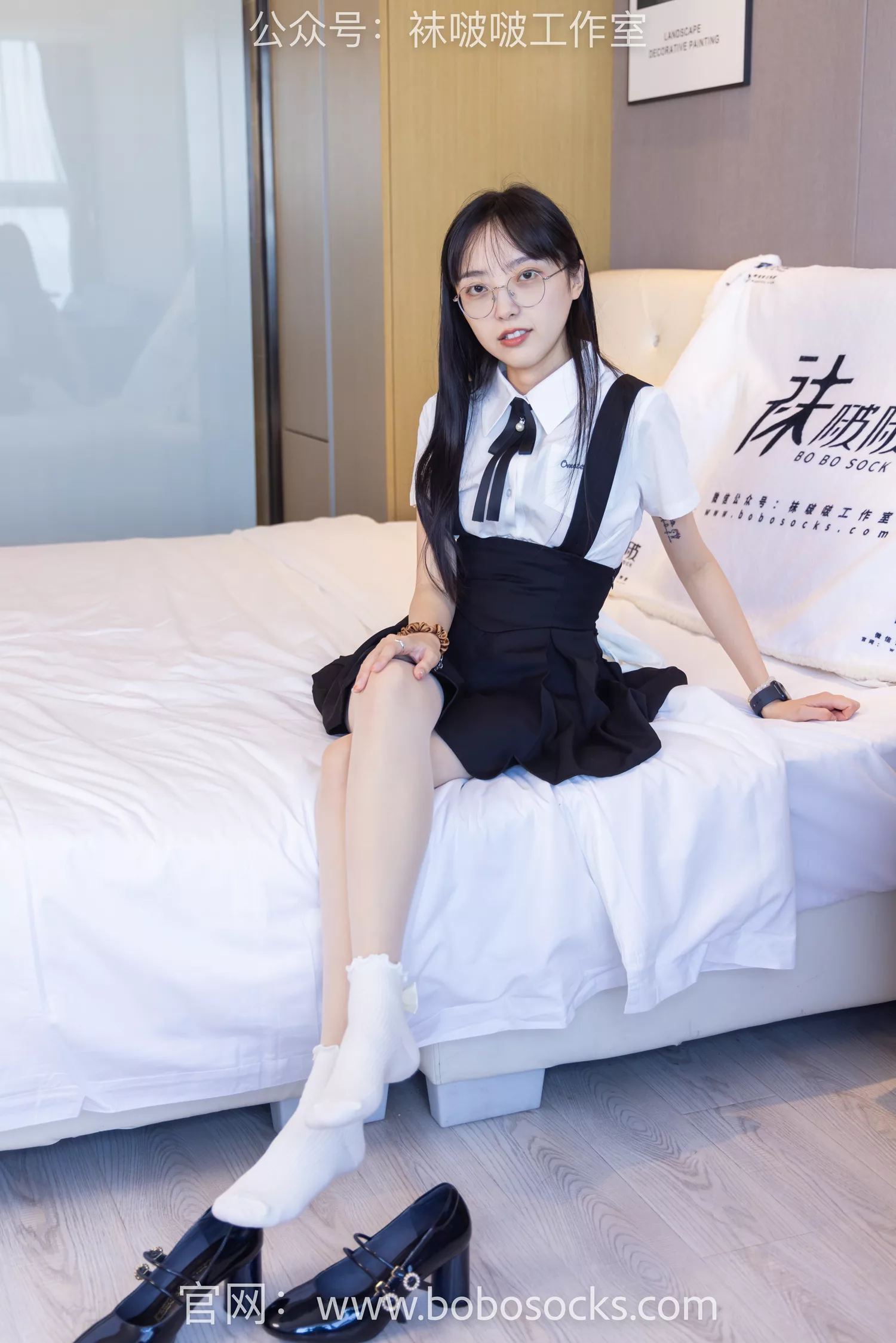 图片[44]-[BoBoSocks袜啵啵]NO.121 稚予-高跟鞋、白棉袜、肉丝[140P] – 速更版-美库