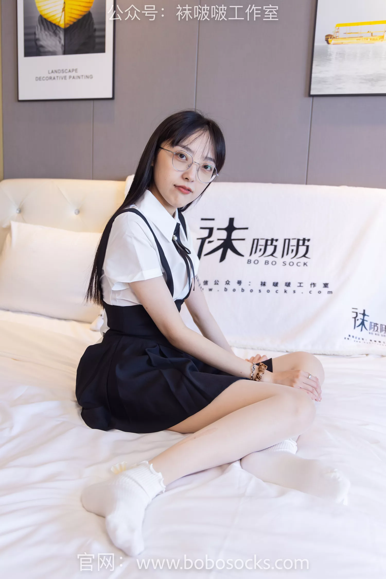 图片[55]-[BoBoSocks袜啵啵]NO.121 稚予-高跟鞋、白棉袜、肉丝[140P] – 速更版-美库