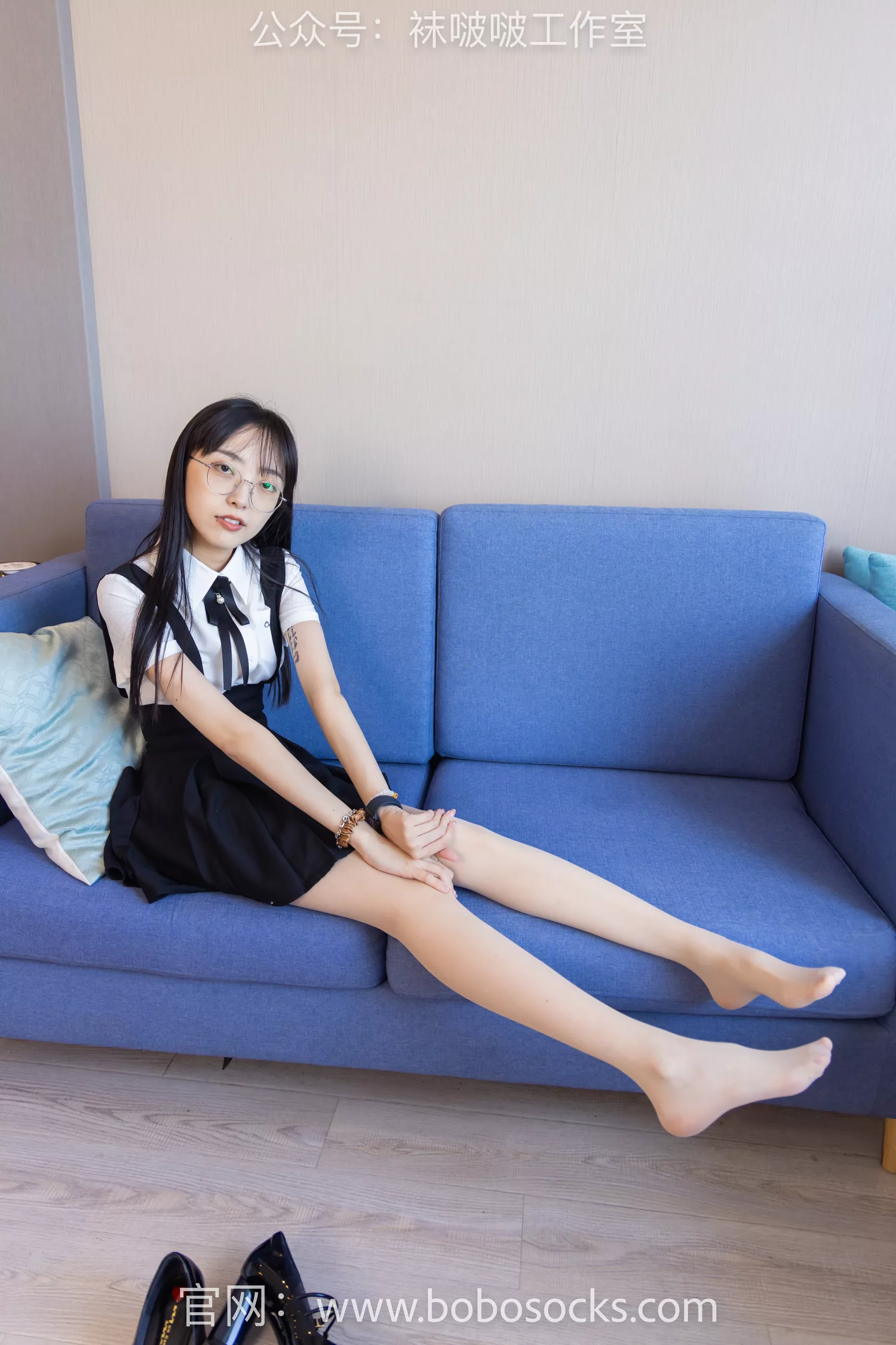 图片[124]-[BoBoSocks袜啵啵]NO.121 稚予-高跟鞋、白棉袜、肉丝[140P] – 速更版-美库