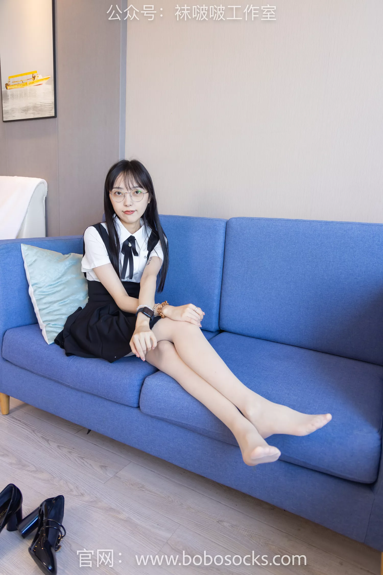 图片[126]-[BoBoSocks袜啵啵]NO.121 稚予-高跟鞋、白棉袜、肉丝[140P] – 速更版-美库