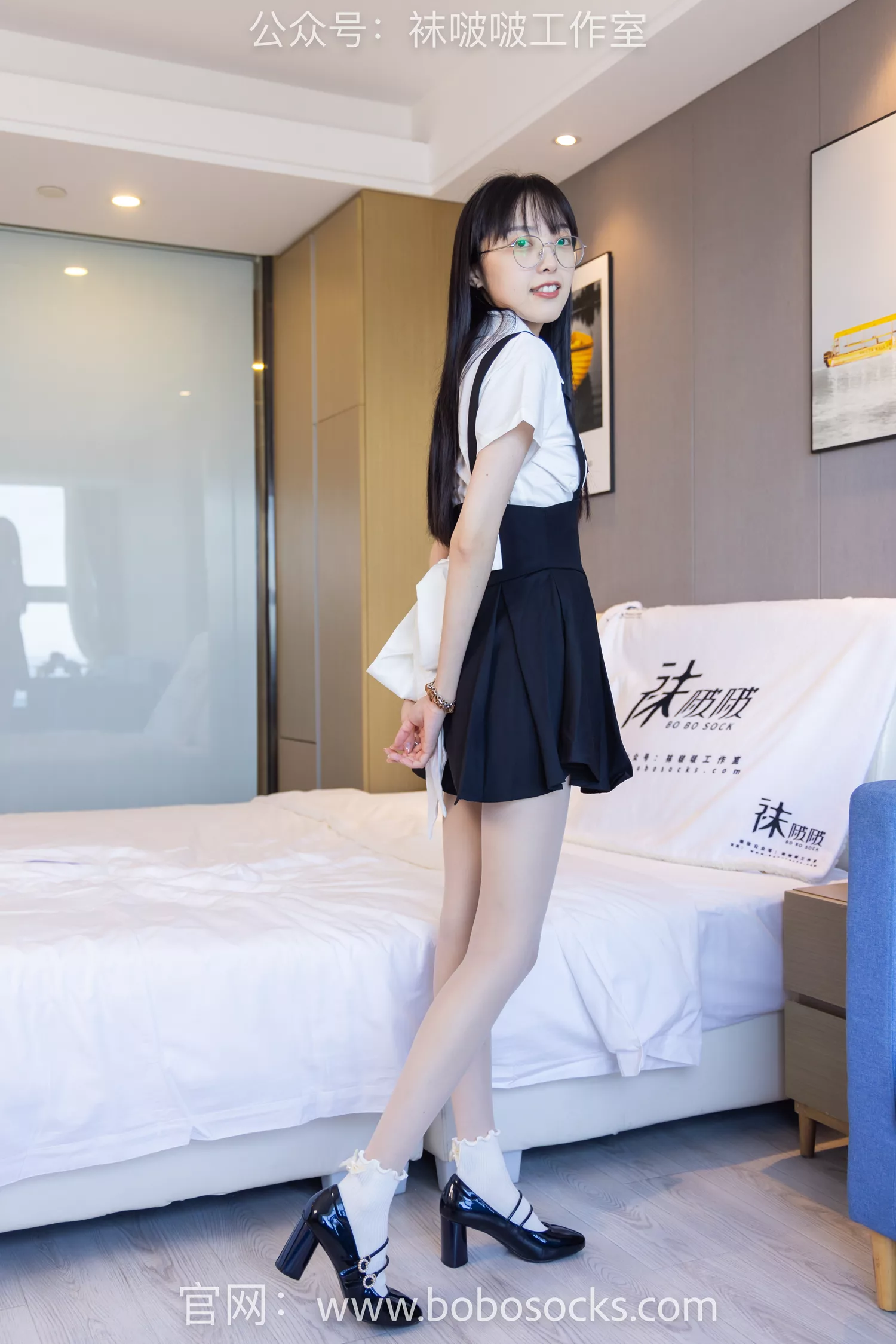 图片[141]-[BoBoSocks袜啵啵]NO.121 稚予-高跟鞋、白棉袜、肉丝[140P] – 速更版-美库