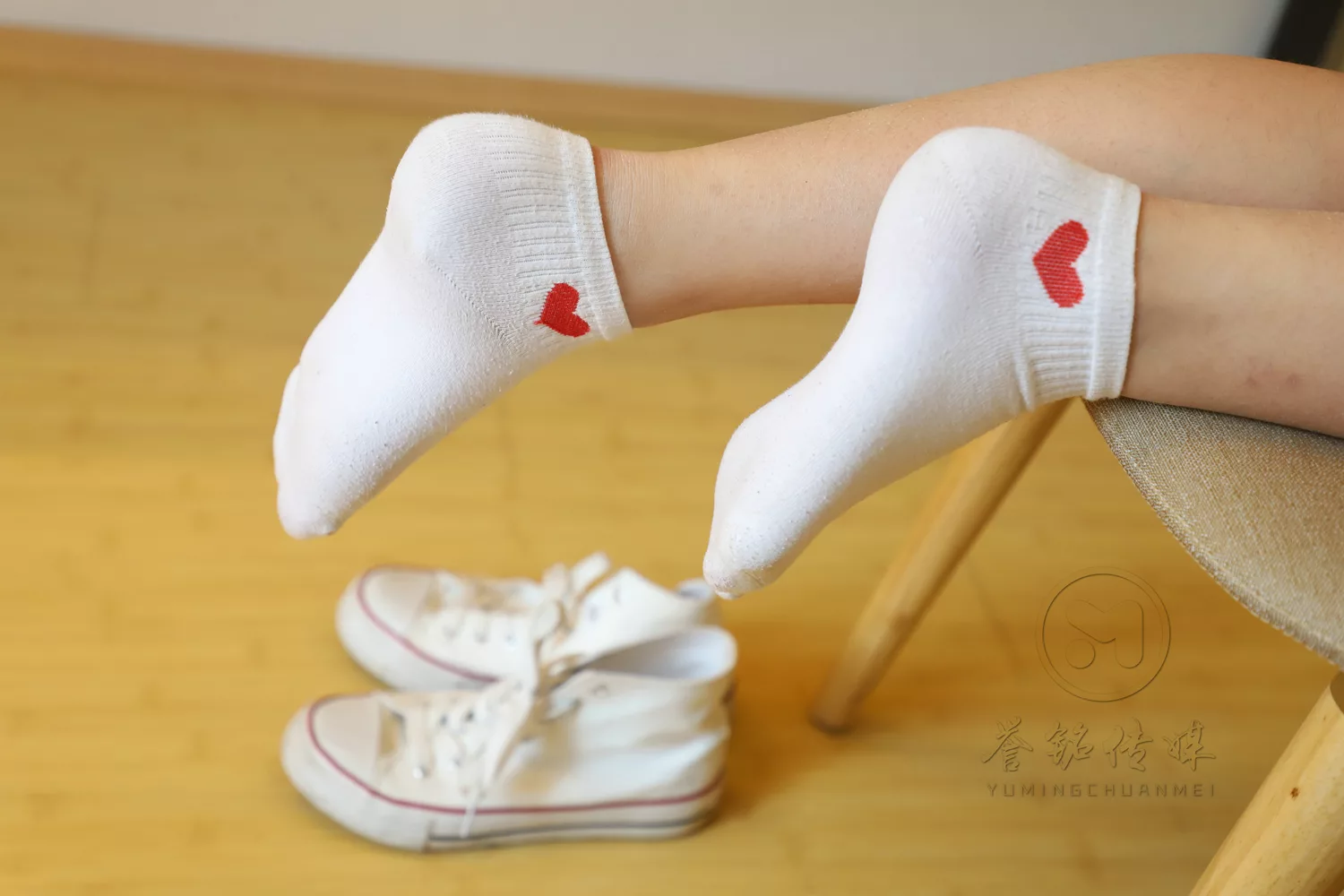 图片[63]-[誉铭传媒]袜足摄影 2019年 NO.017 爱心白棉袜[145P] – 速更版-美库