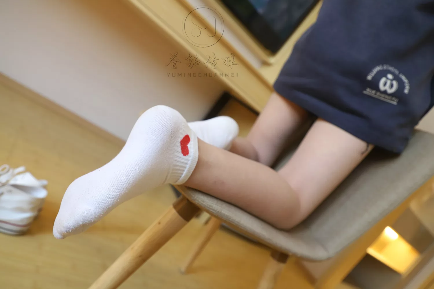 图片[64]-[誉铭传媒]袜足摄影 2019年 NO.017 爱心白棉袜[145P] – 速更版-美库