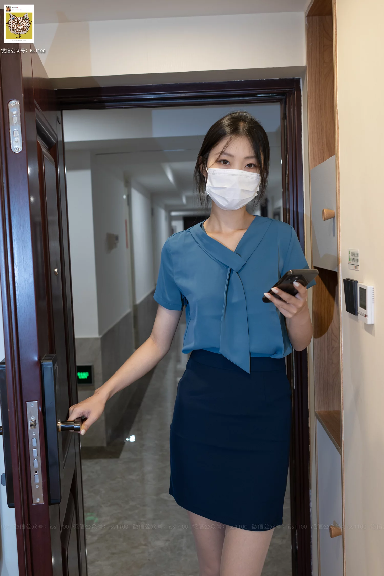 图片[24]-ISS尤好物系列 美晗 蓝正装 [102P] – 速更版-美库