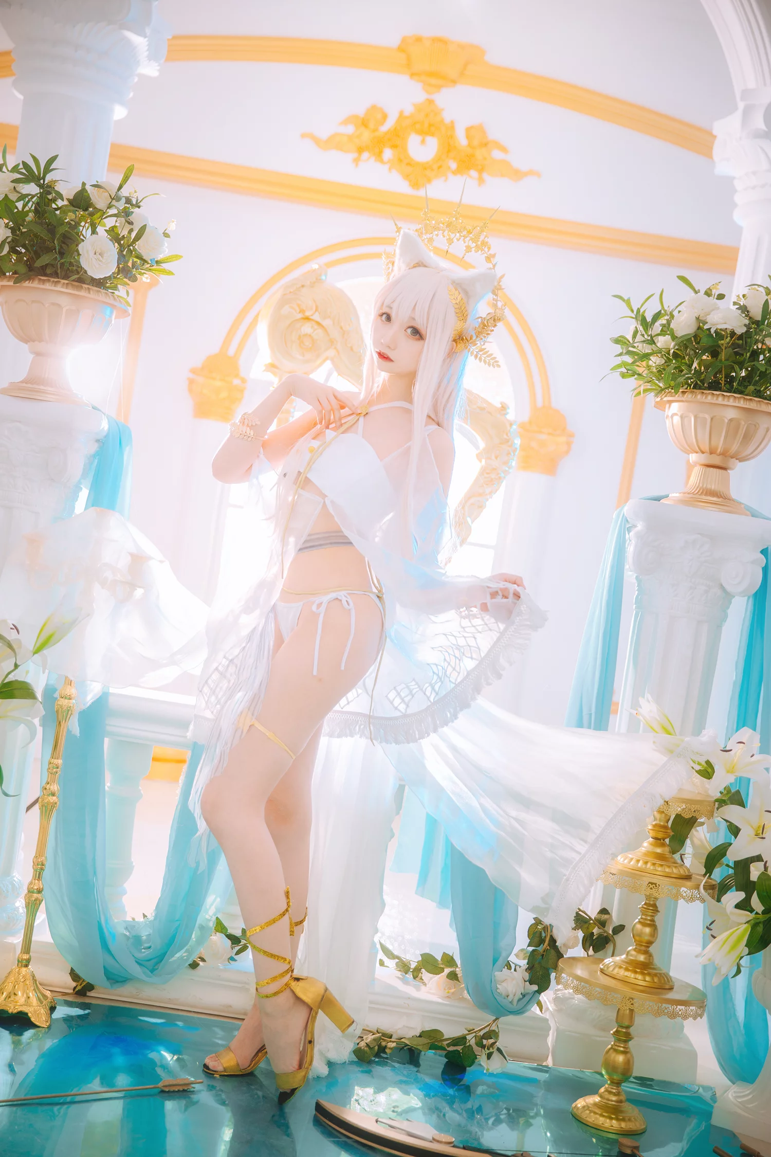 图片[18]-小野寺地瓜  白金泳装 [22P] – 速更版-美库