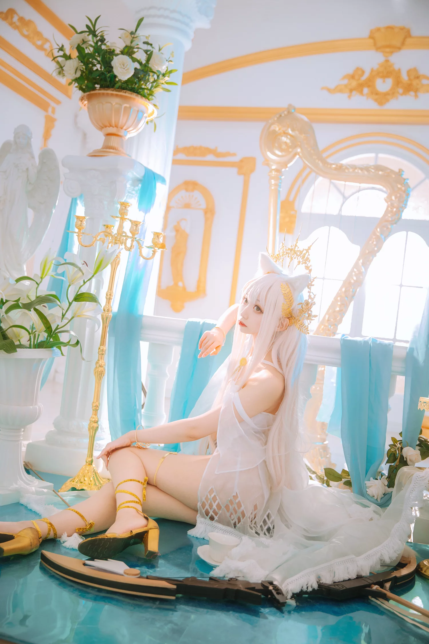 图片[19]-小野寺地瓜  白金泳装 [22P] – 速更版-美库