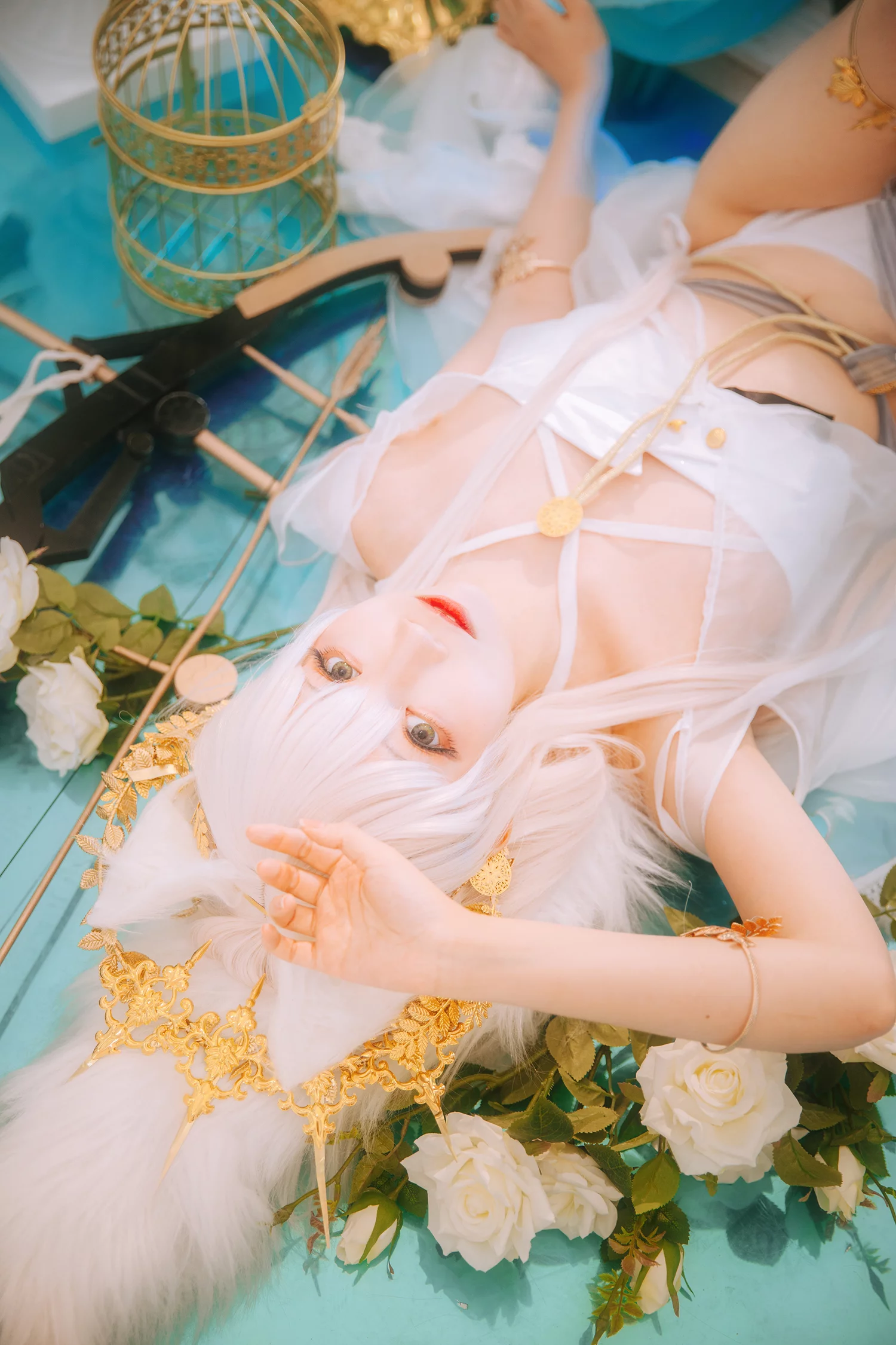 图片[22]-小野寺地瓜  白金泳装 [22P] – 速更版-美库