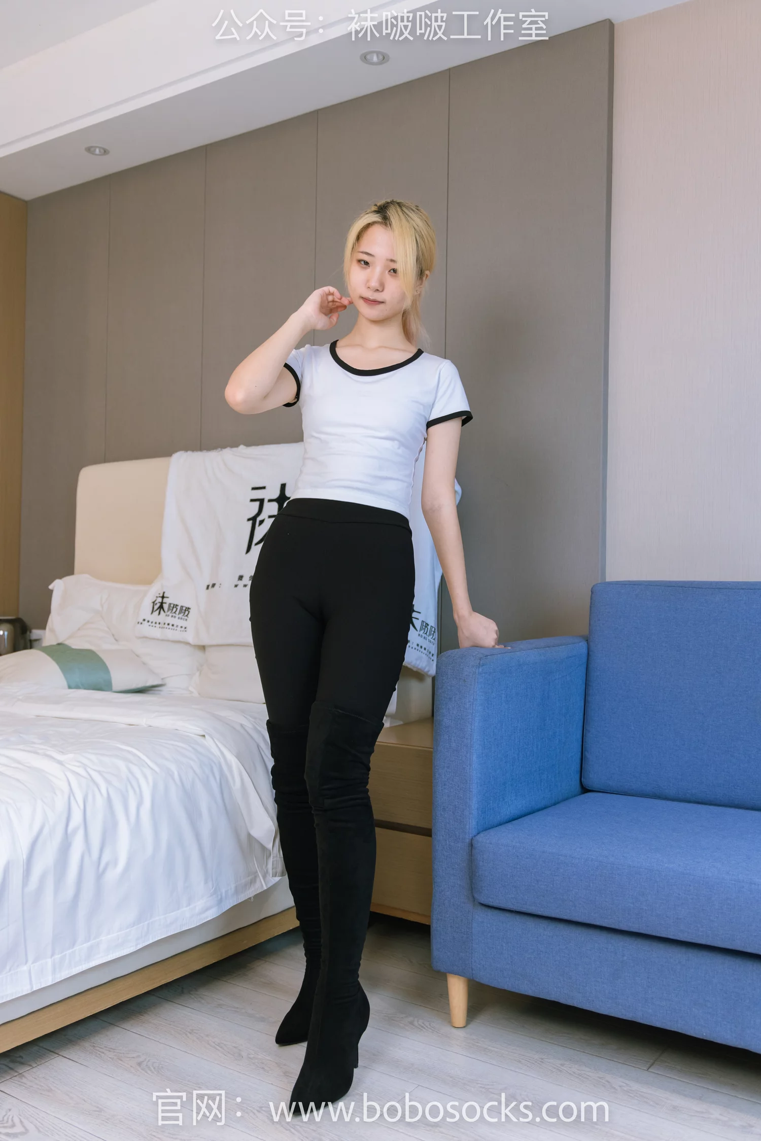 图片[11]-[BoBoSocks袜啵啵]NO.122 小淳-高跟长靴、白棉袜[149P] – 速更版-美库