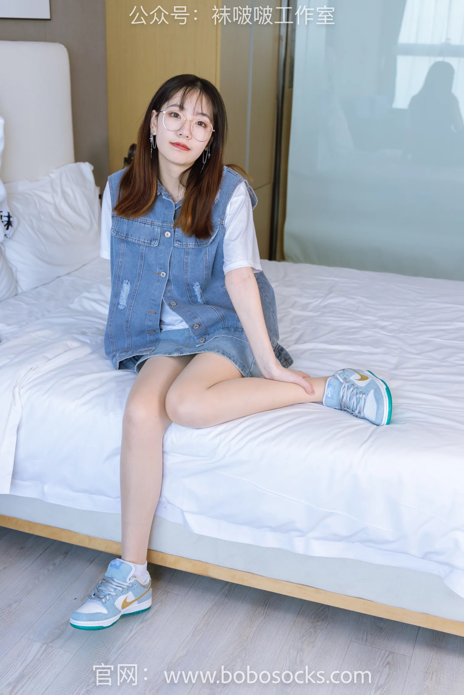 图片[17]-[BoBoSocks袜啵啵]NO.123 小甜豆-板鞋、白棉袜、肉丝[140P] – 速更版-美库