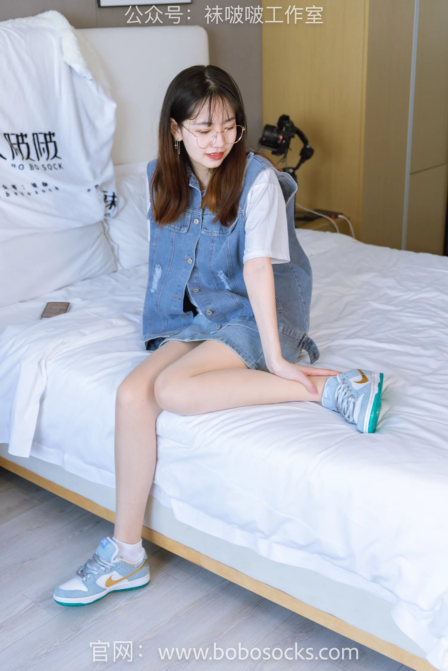 图片[18]-[BoBoSocks袜啵啵]NO.123 小甜豆-板鞋、白棉袜、肉丝[140P] – 速更版-美库