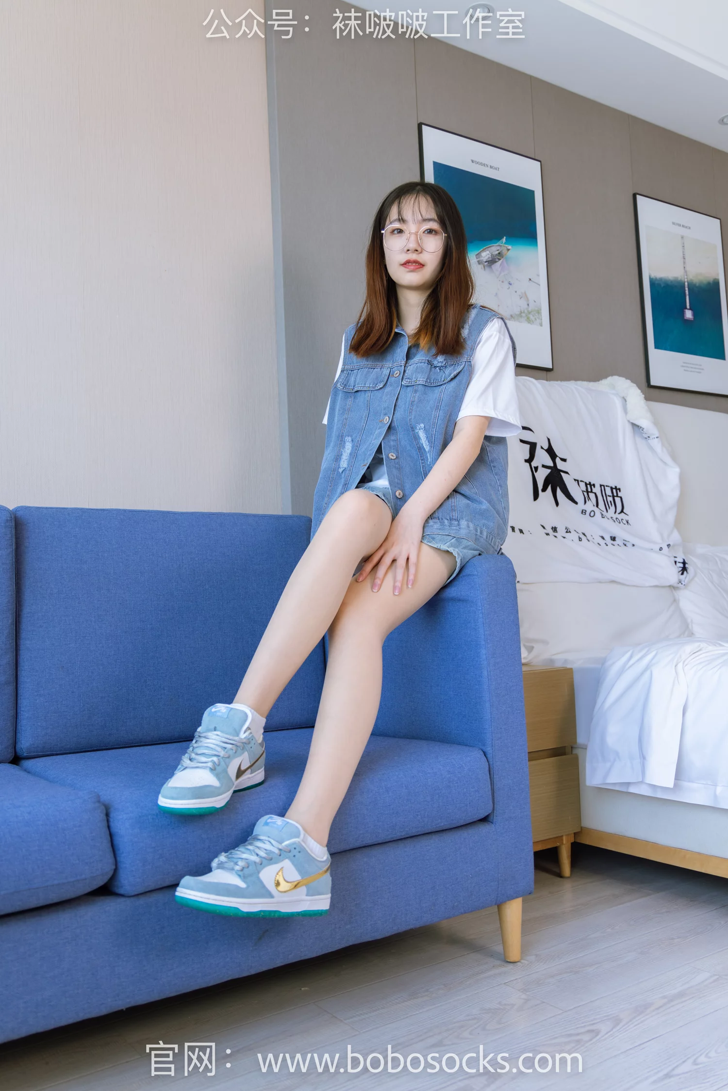 图片[20]-[BoBoSocks袜啵啵]NO.123 小甜豆-板鞋、白棉袜、肉丝[140P] – 速更版-美库